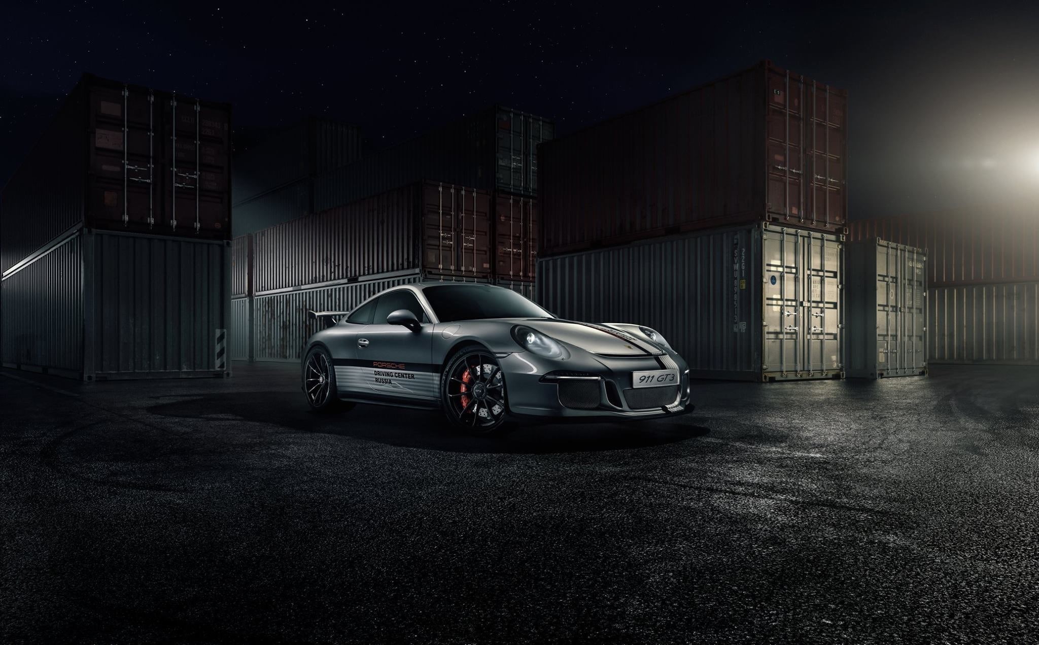 Supercar, Front, 911, Ligth, Stars, GT3, Porsche, Nigth, Russland, 1080P, HD Wallpaper