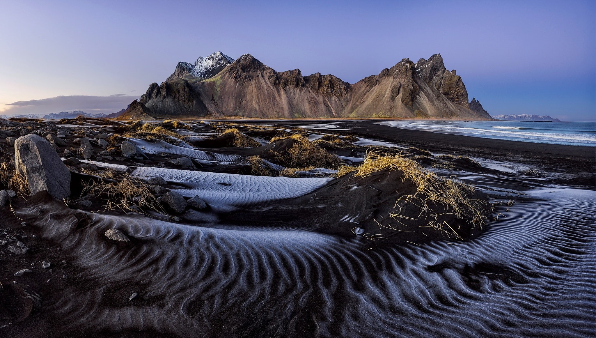 1080P, vestrahorn, iceland, beach, HD Wallpaper
