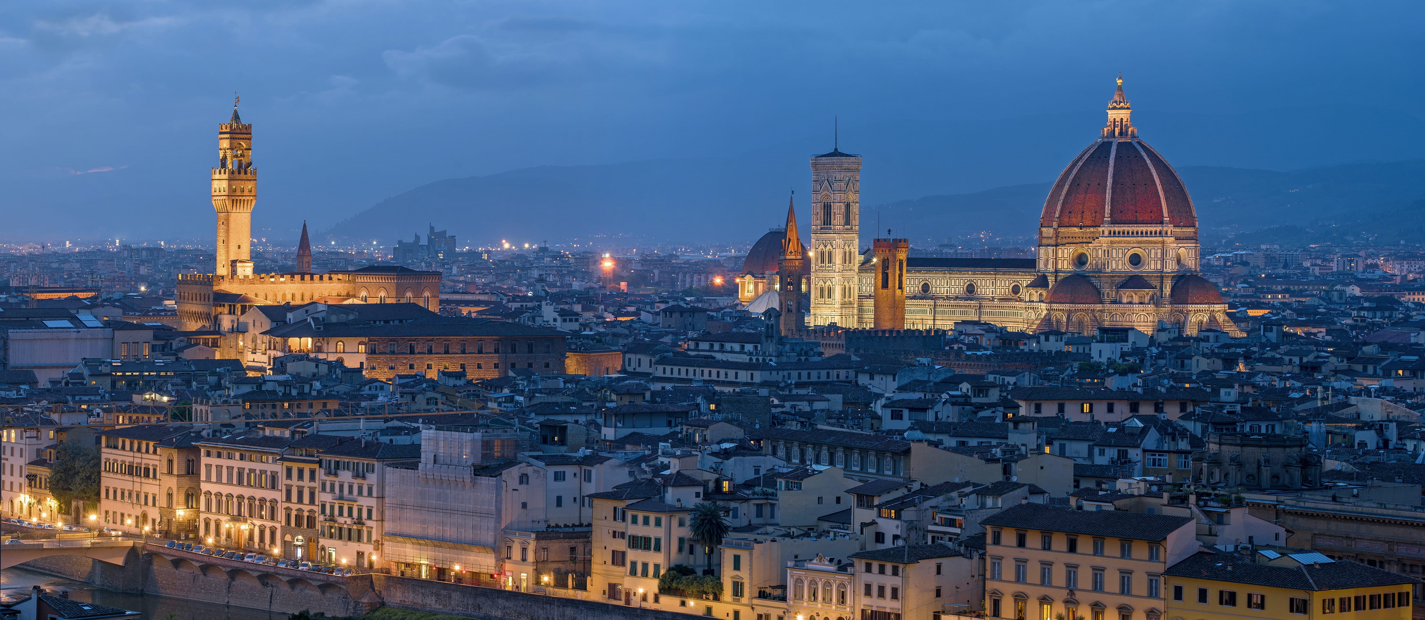 government, history, duomo, illuminated, city, italia, building exterior, built structure, sky, spire, religion, europa, florence, italy, tuscany, brunelleschi, HD Wallpaper