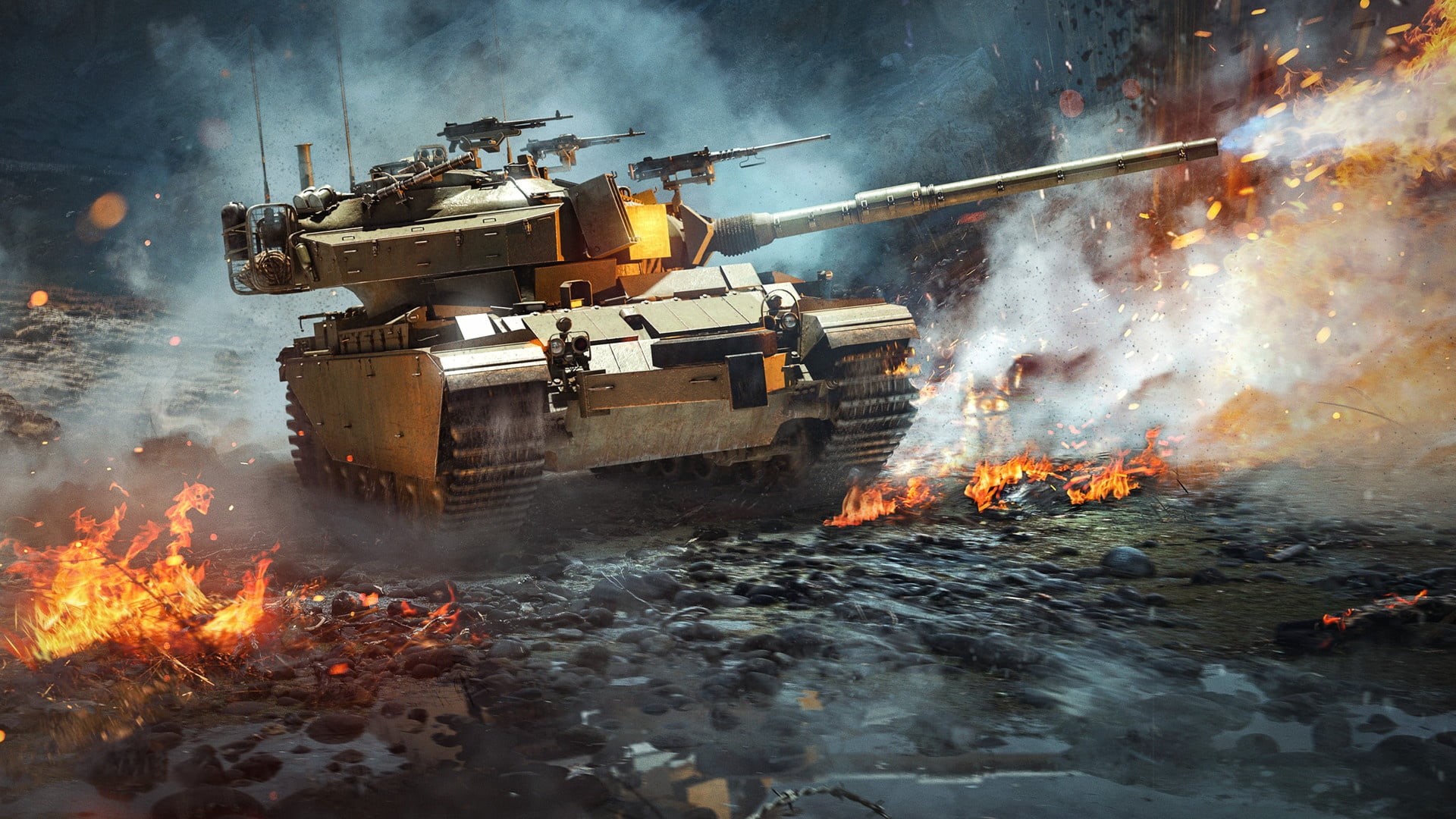 Tank, War Thunder, Video Game, 1080P, M1 Abrams, HD Wallpaper