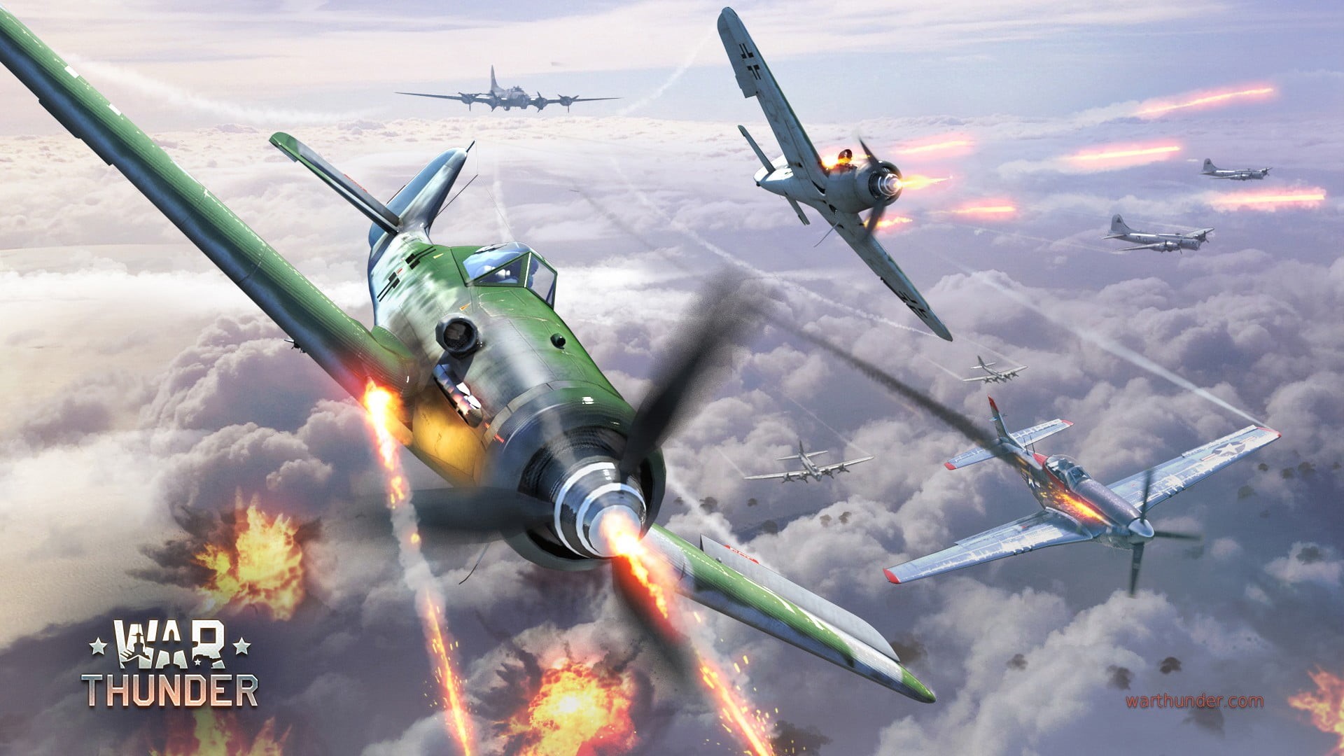 military, digital composite, cloud - sky, day, no people, mid-air, outdoors, army, digital, Gaijin Entertainment, plane, air force, aerospace industry, HD Wallpaper