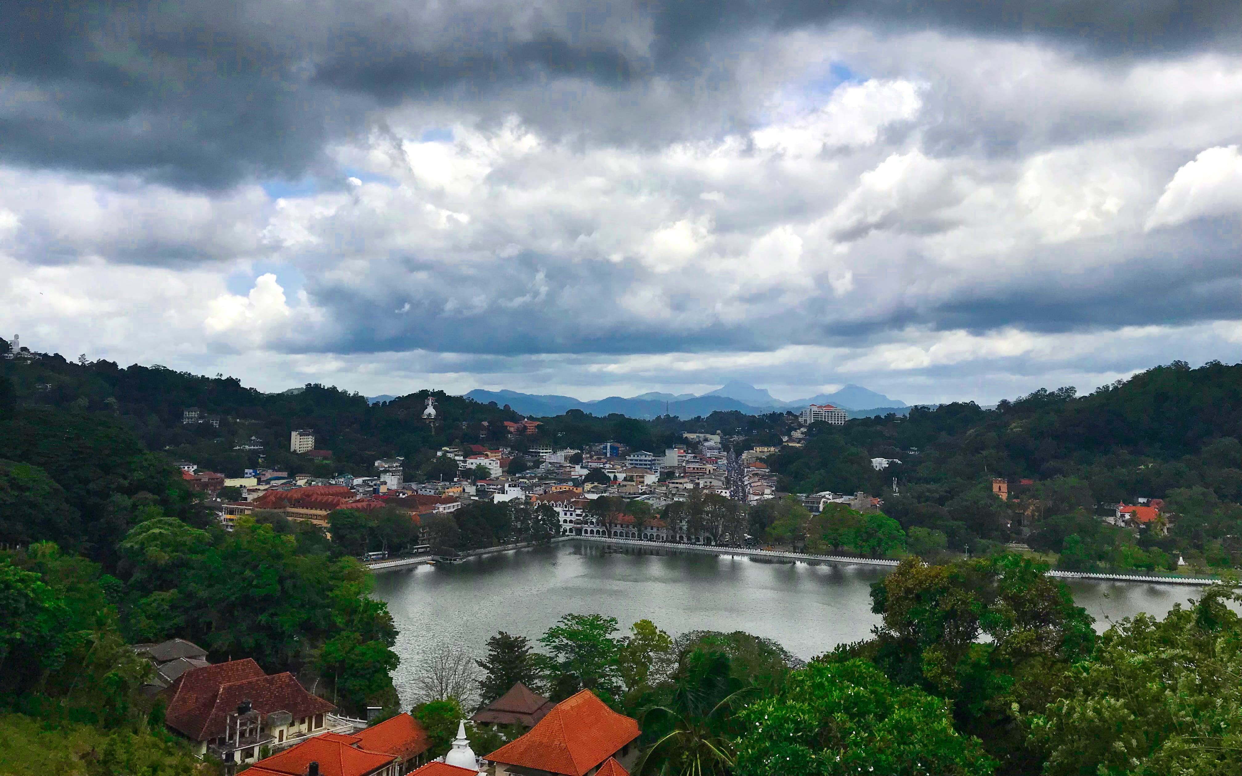 36 rajapihilla mawatha, water, sky, kandy, architecture, city, lake, townscape, tree, built structure, high angle view, nature, no people, 4K, beauty in nature, HD Wallpaper
