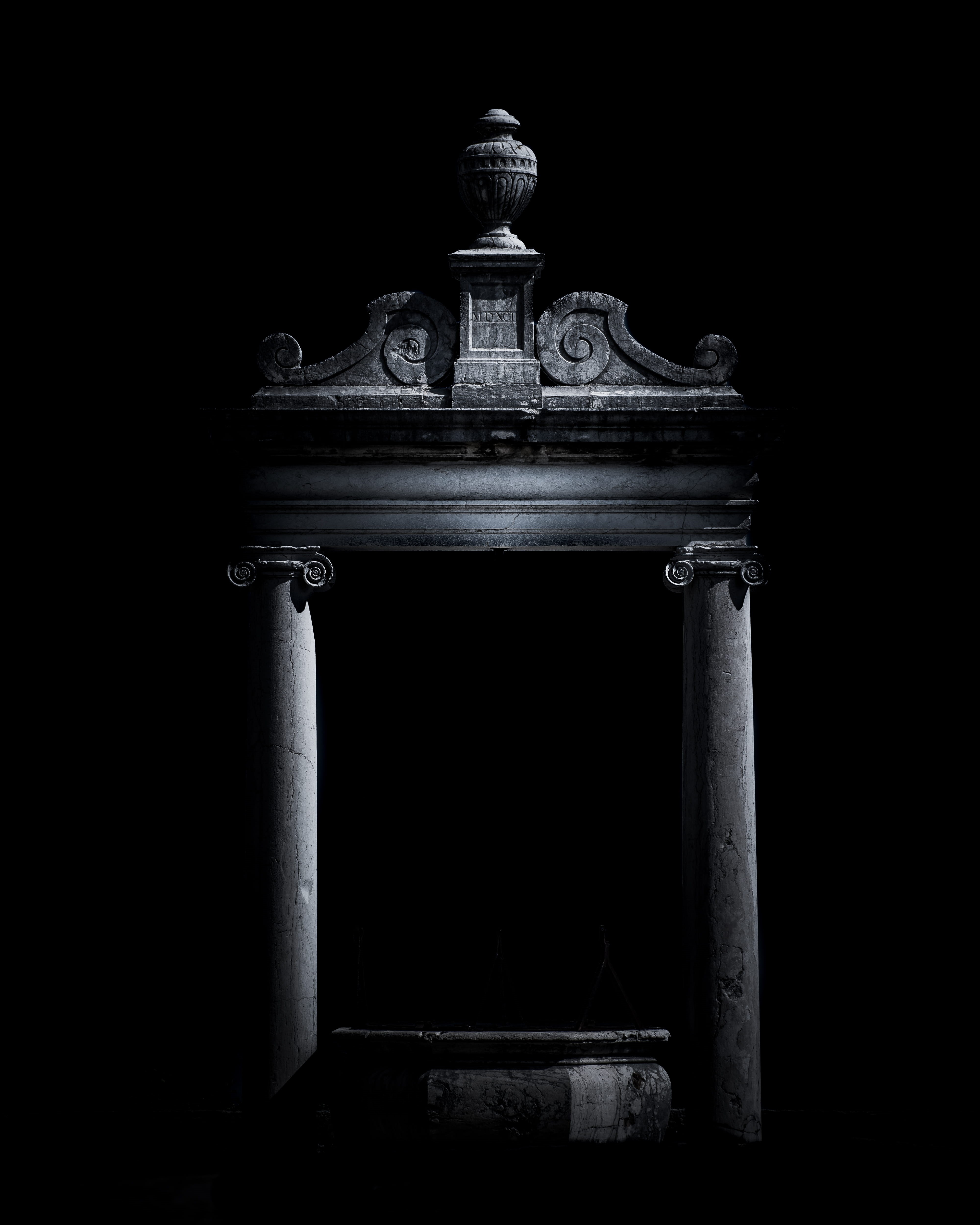 famous Place, built Structure, hd, gate, history, cultures, ancient, architectural Column, background, 4K, monument, night, old-fashioned, ornate, old, Phone HD Wallpaper