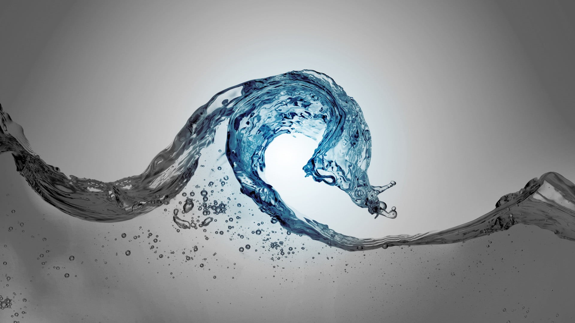 droplet, blue, close-up, motion, ripple, copy space, drops, indoors, close, purity, gray, nature, bubble, surface, flow, falling, circle, shape, fresh, HD Wallpaper