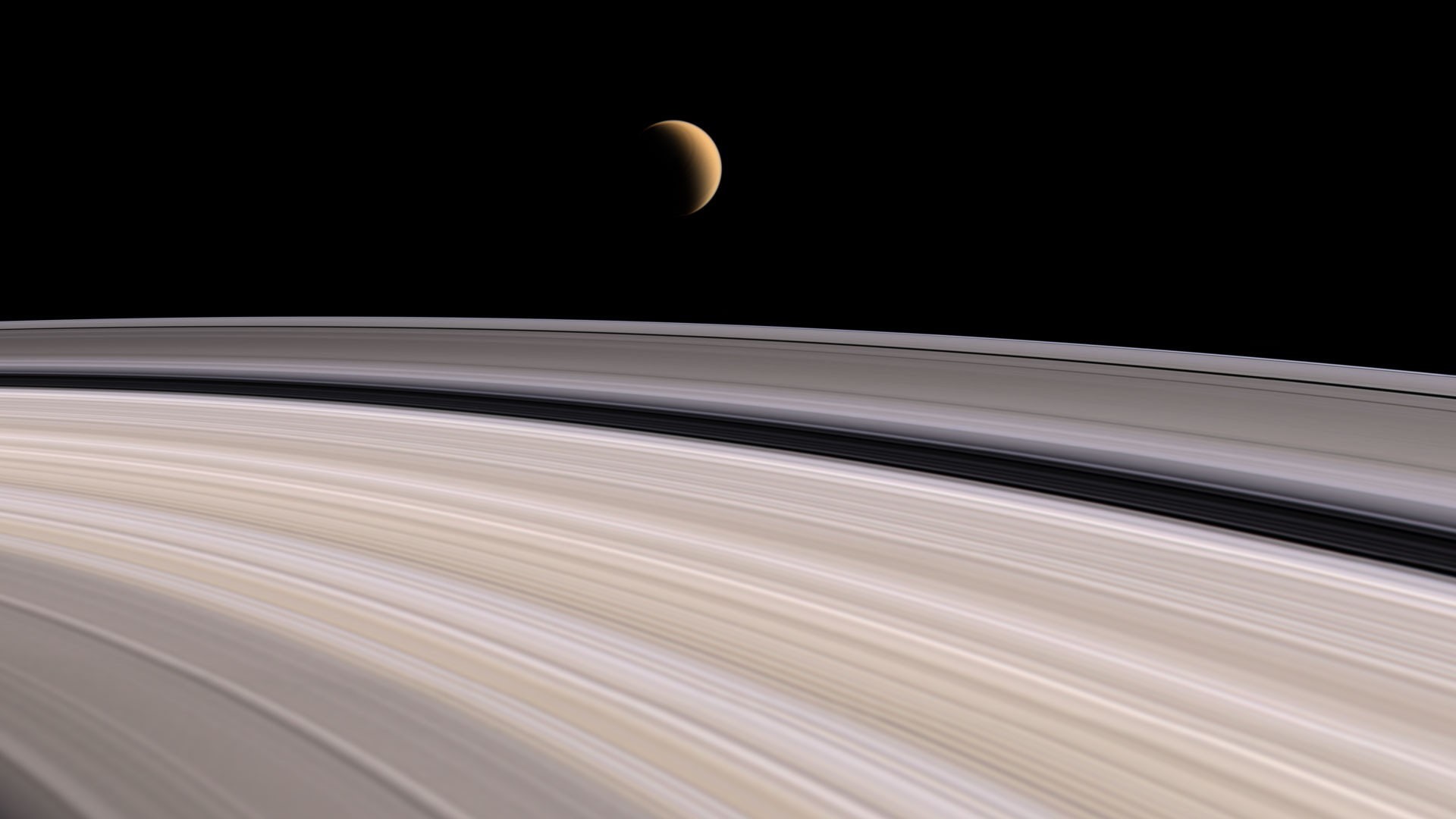 Saturn, space, 1080P, planet, HD Wallpaper