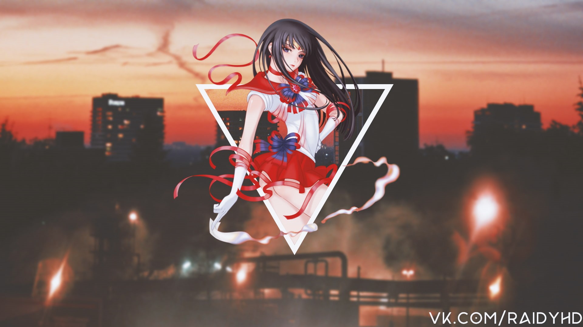 picture-in-picture, anime girls, Sailor Moon, 1080P, anime, HD Wallpaper