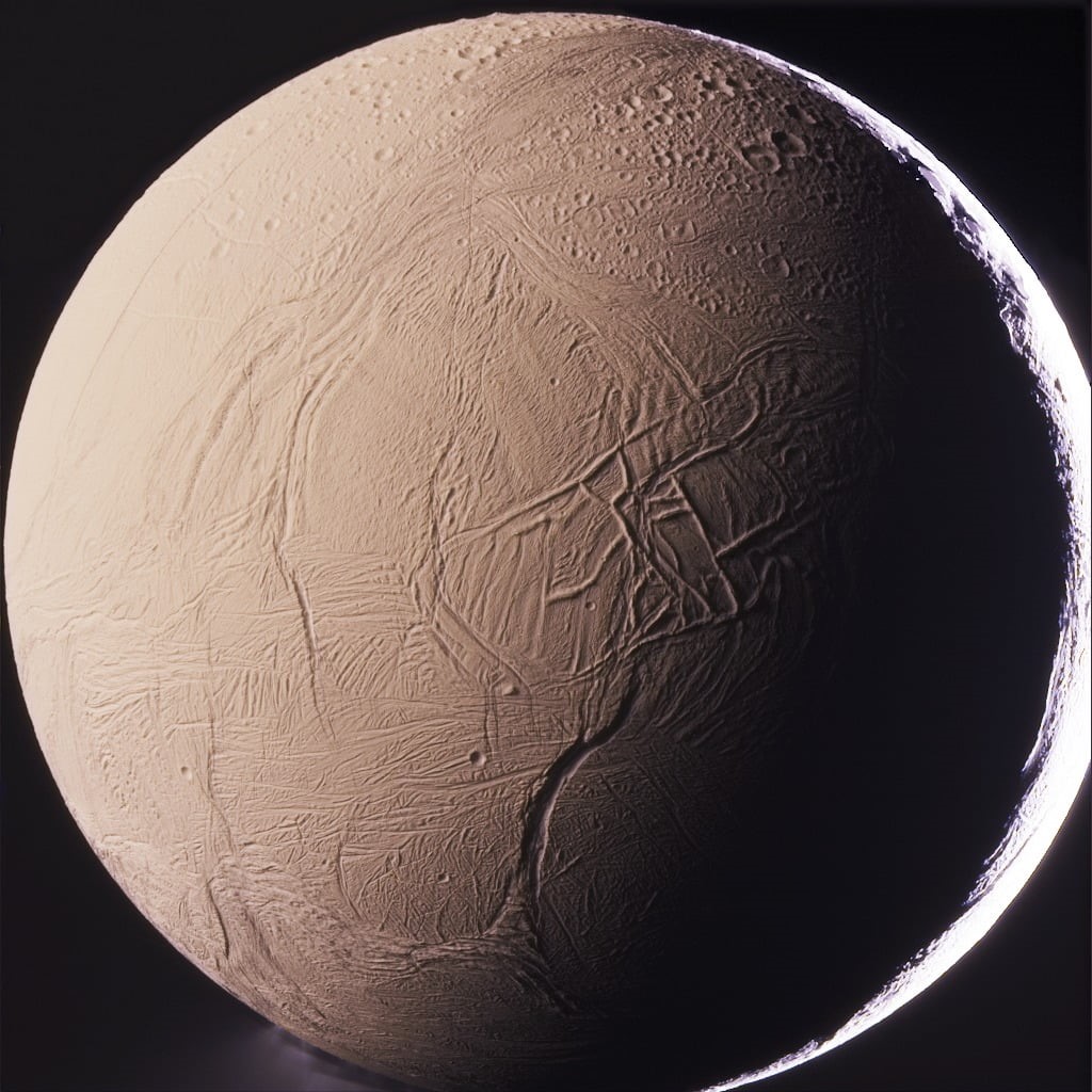 studio shot, Saturn, extreme close-up, pattern, Cassini Solstice Mission, globe - man made object, space, single object, science, Enceladus , black background, Phone HD Wallpaper