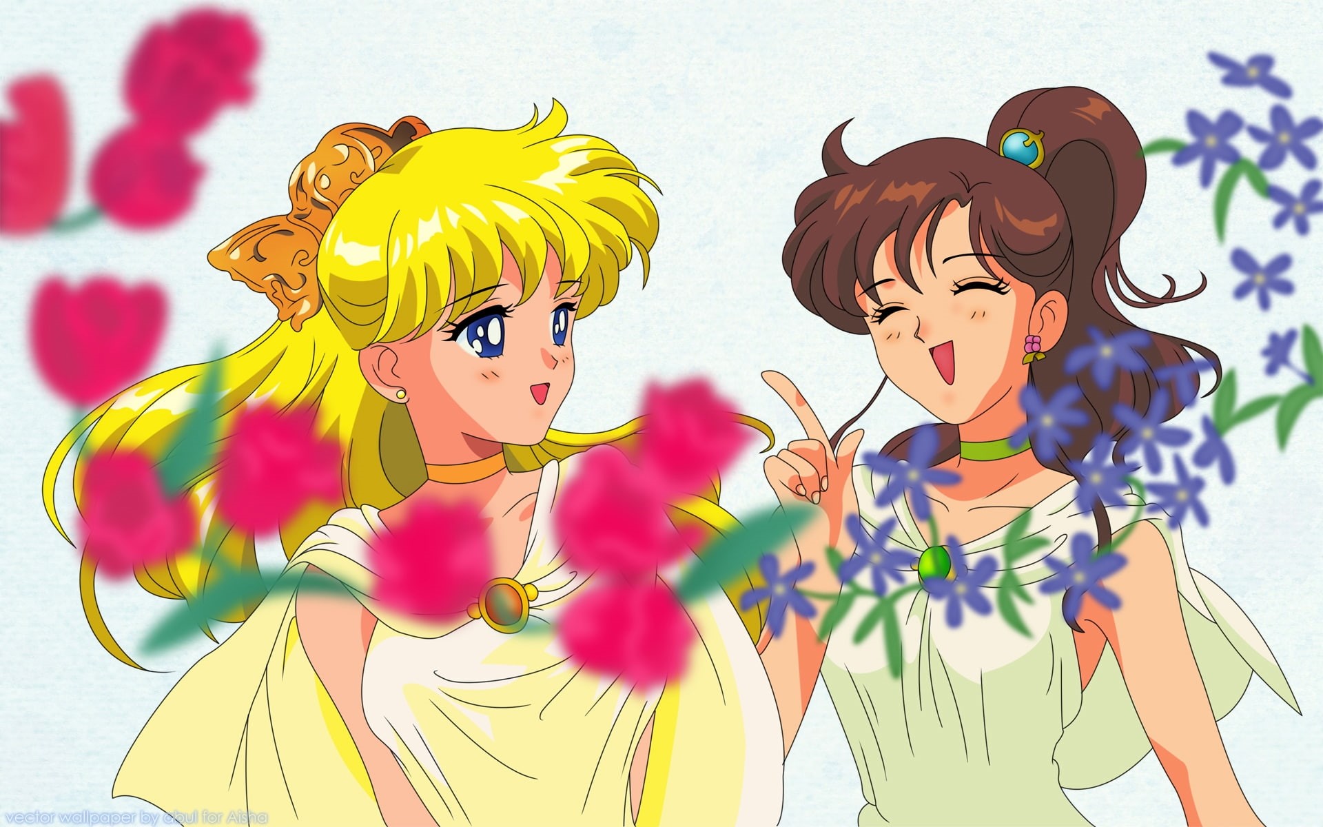 sailor, Sailor Moon, art, Sailor Venus, anime, moon, x, jupiter, 1080P, venus, hd, HD Wallpaper