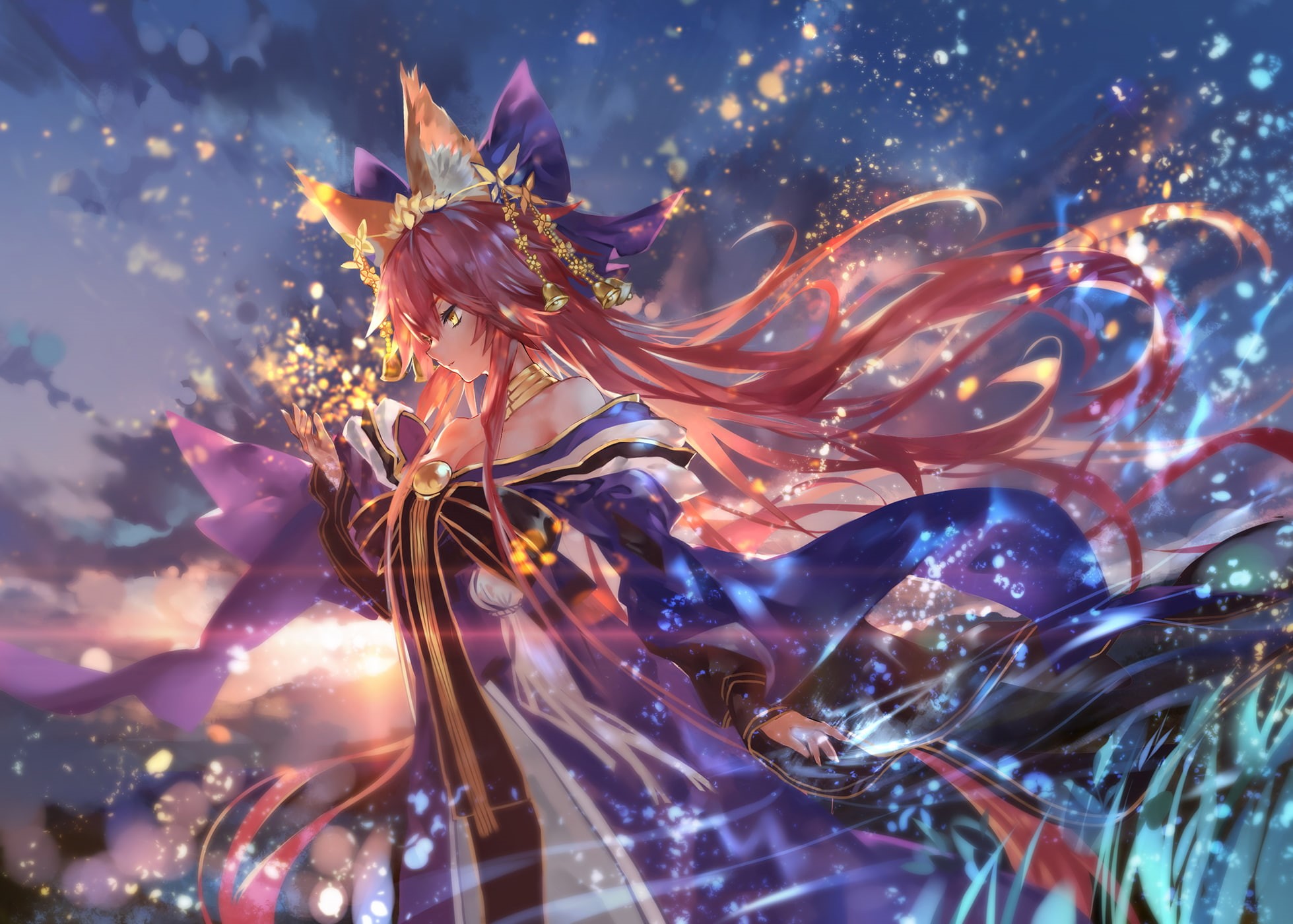 Fate Series, Fate/Extra, Tamamo no Mae, 1080P, HD Wallpaper