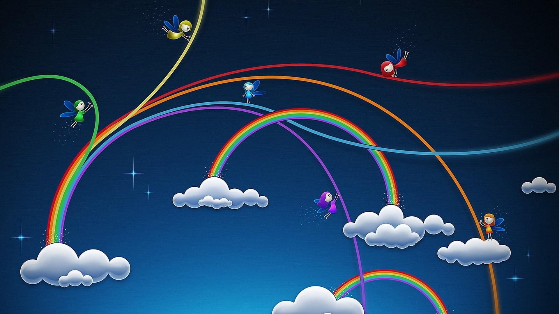 space, multi colored, no people, 1080P, fairytale art, cloud computing, wireless technology, motion, global communications, cloud - sky, communication, HD Wallpaper