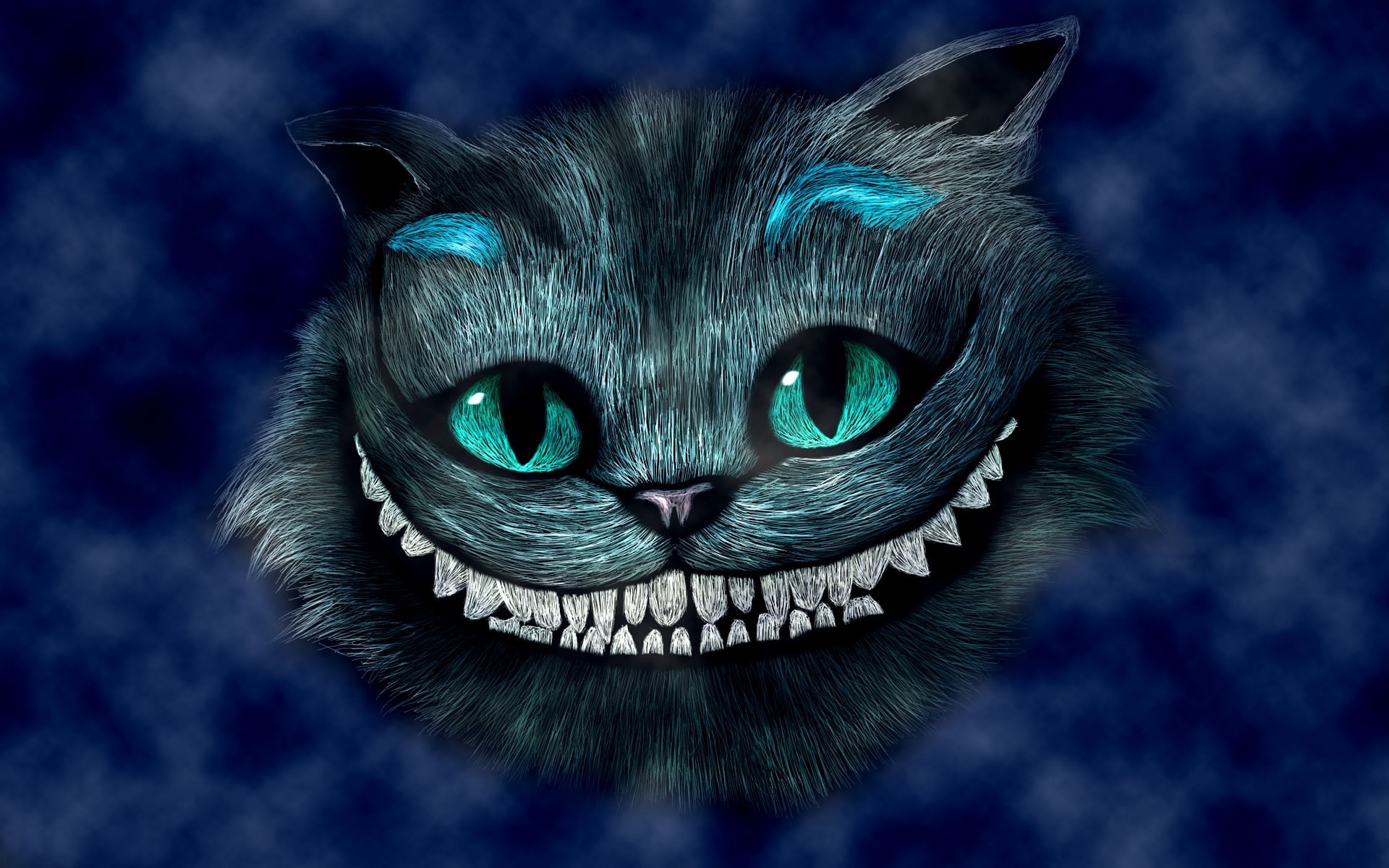 1080P, Cat, Alice, Cheshire, Smiling, Wonderland, chesire, HD Wallpaper