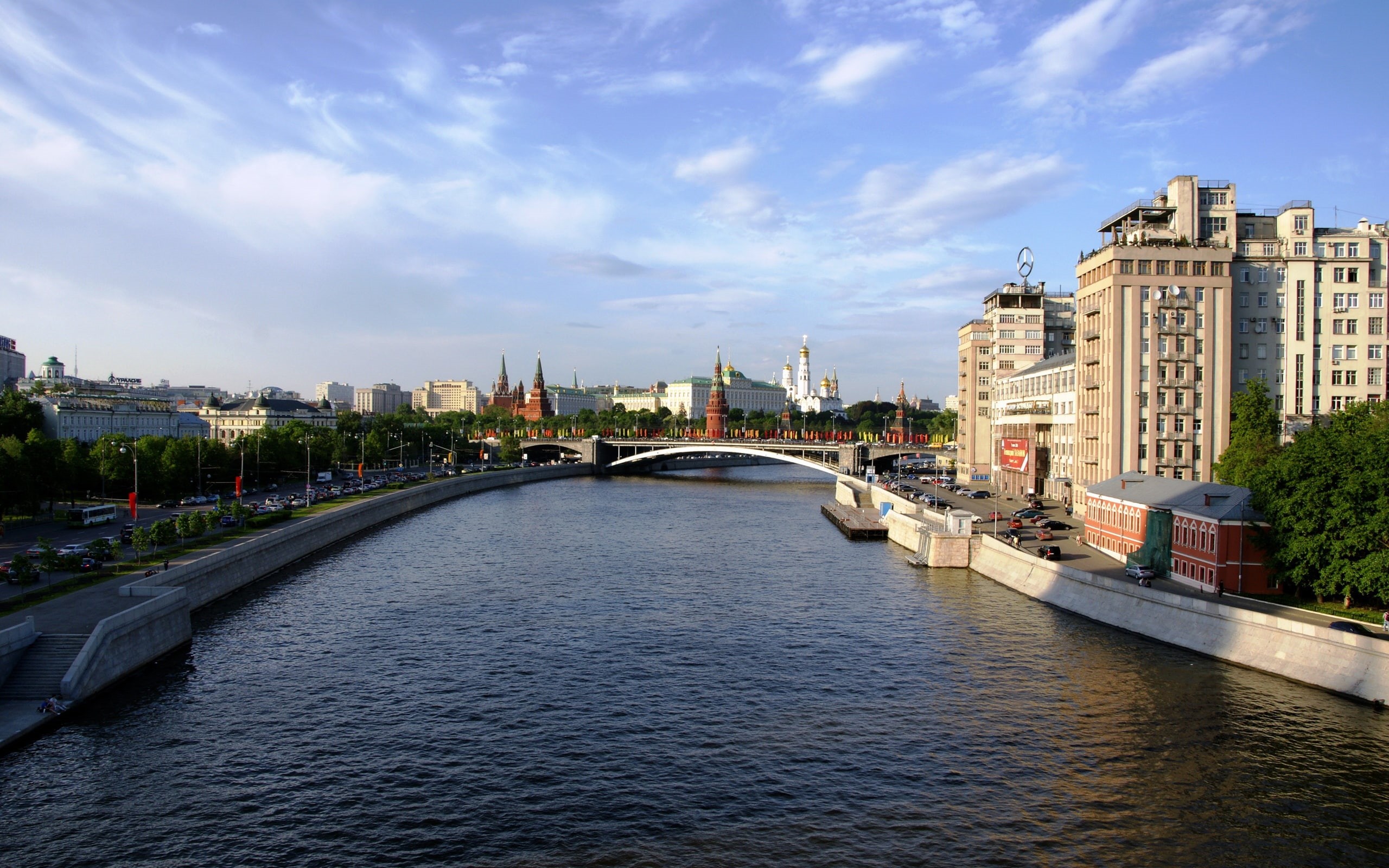 2K, River, Moscow, City, HD Wallpaper