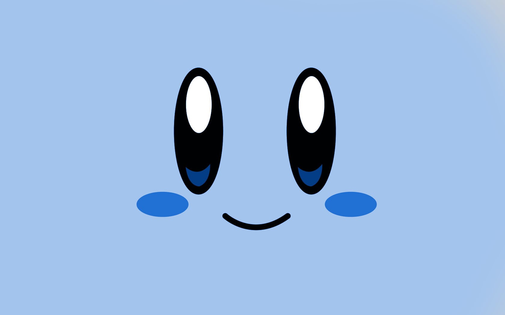 720P, blue, kirby, HD Wallpaper