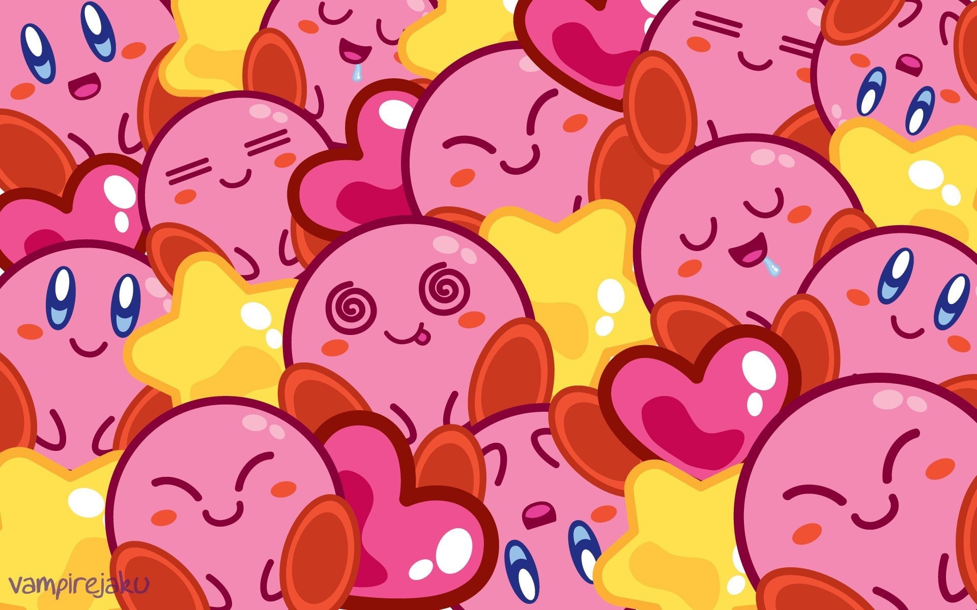 1080P, kirby, nintendo, HD Wallpaper
