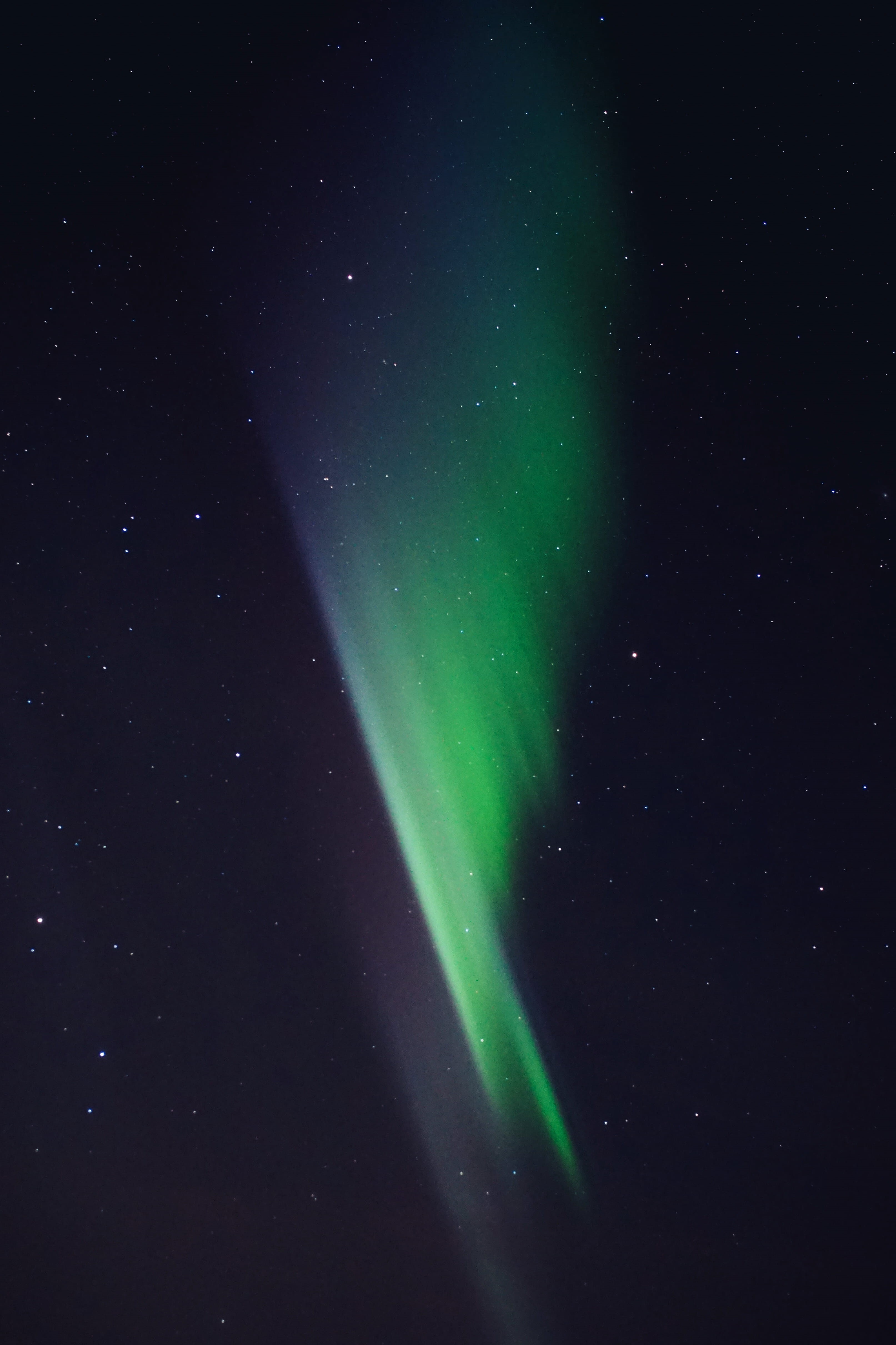 lights, tranquil scene, universe, 4K, outer space, star, texture, northern, green, color, scenics - nature, nature, star - space, space, sky, low angle view, Phone HD Wallpaper