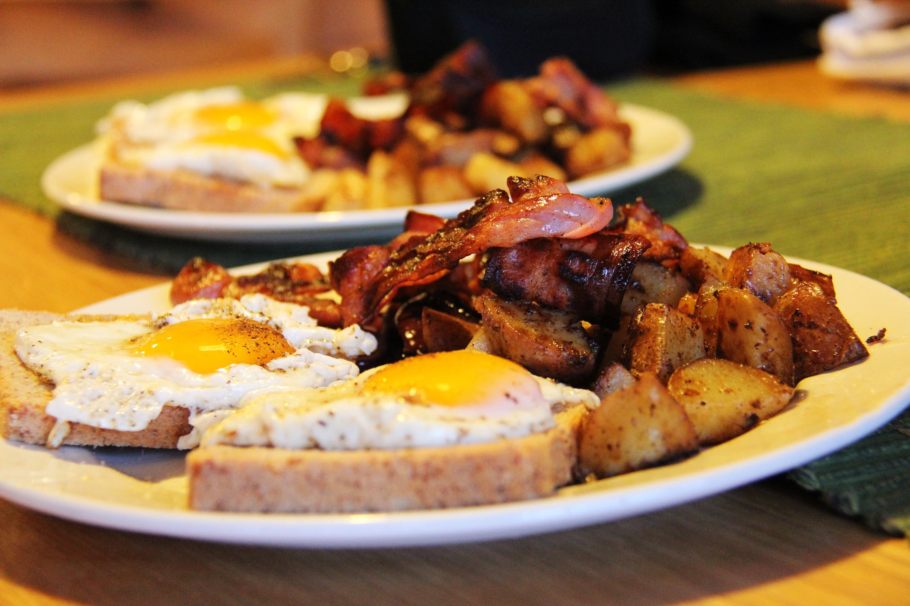 scandinavia, food, europe, bread, norway, temptation, travel, pork, food and drink, potato, selective focus, table, freshness, close-up, sunny side up, HD Wallpaper