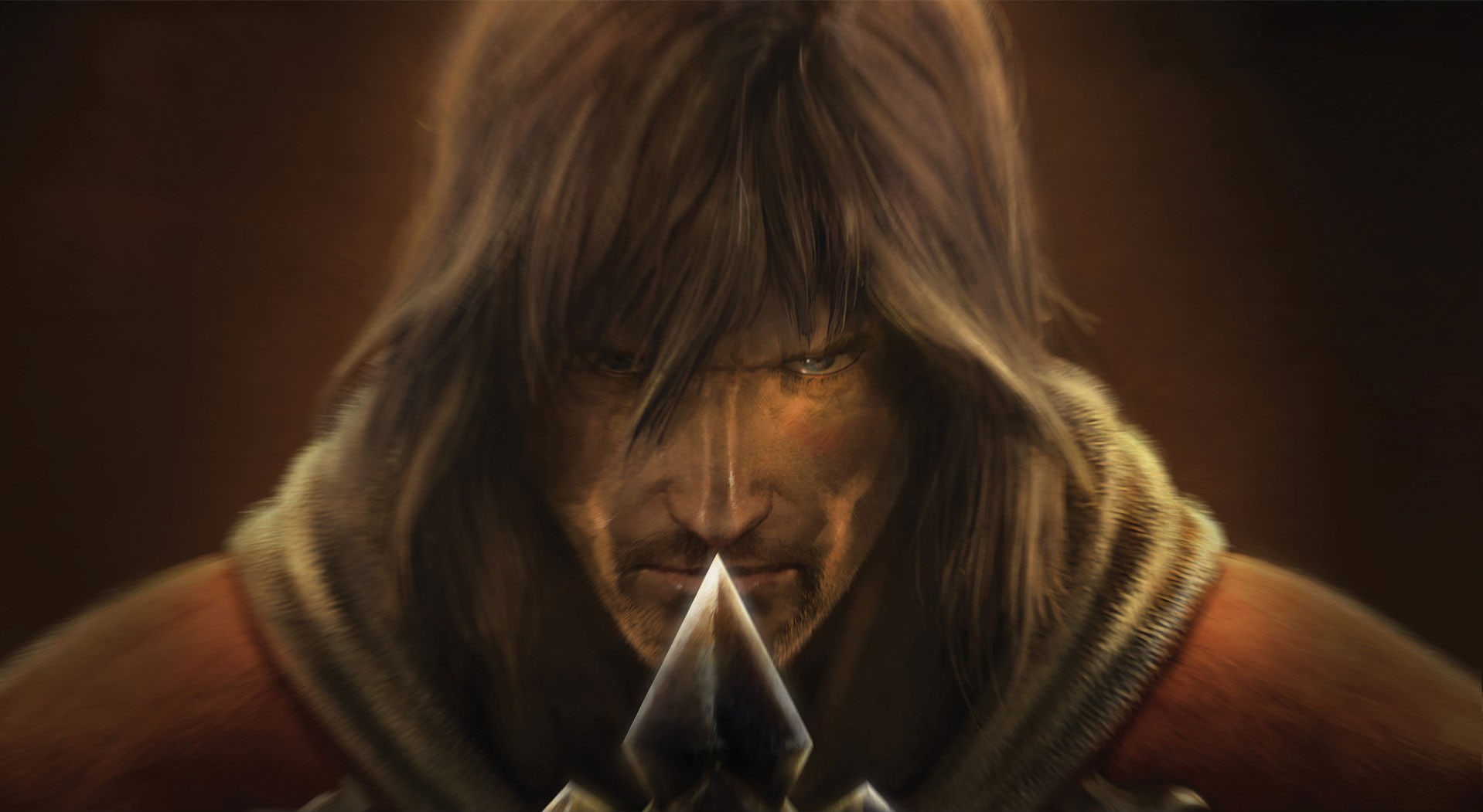 warrior, 720P, anime, castlevania, fantasy, HD Wallpaper