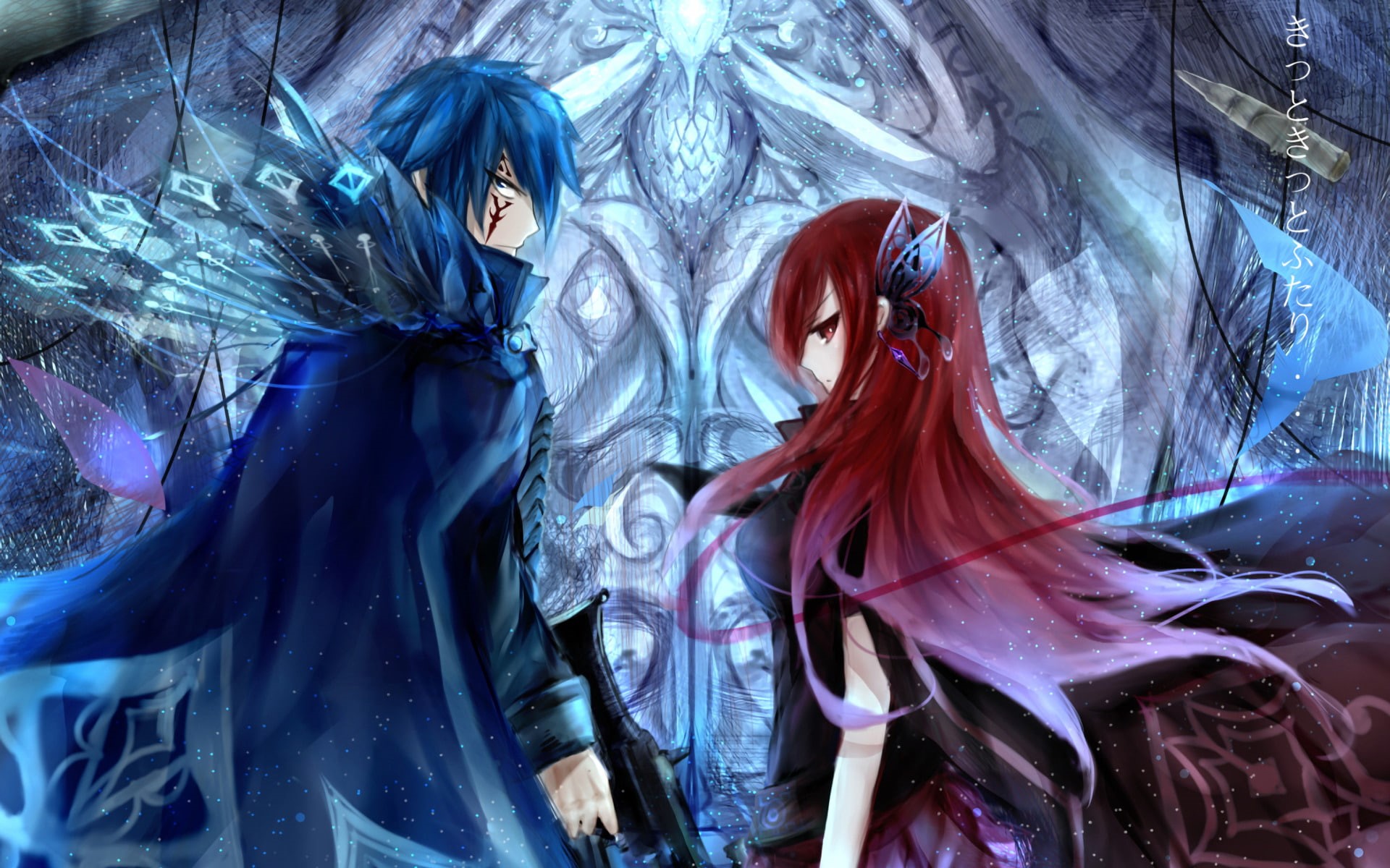 Erza Scarlet, Anime, Fairy Tail, 1080P, Jellal Fernandes, HD Wallpaper