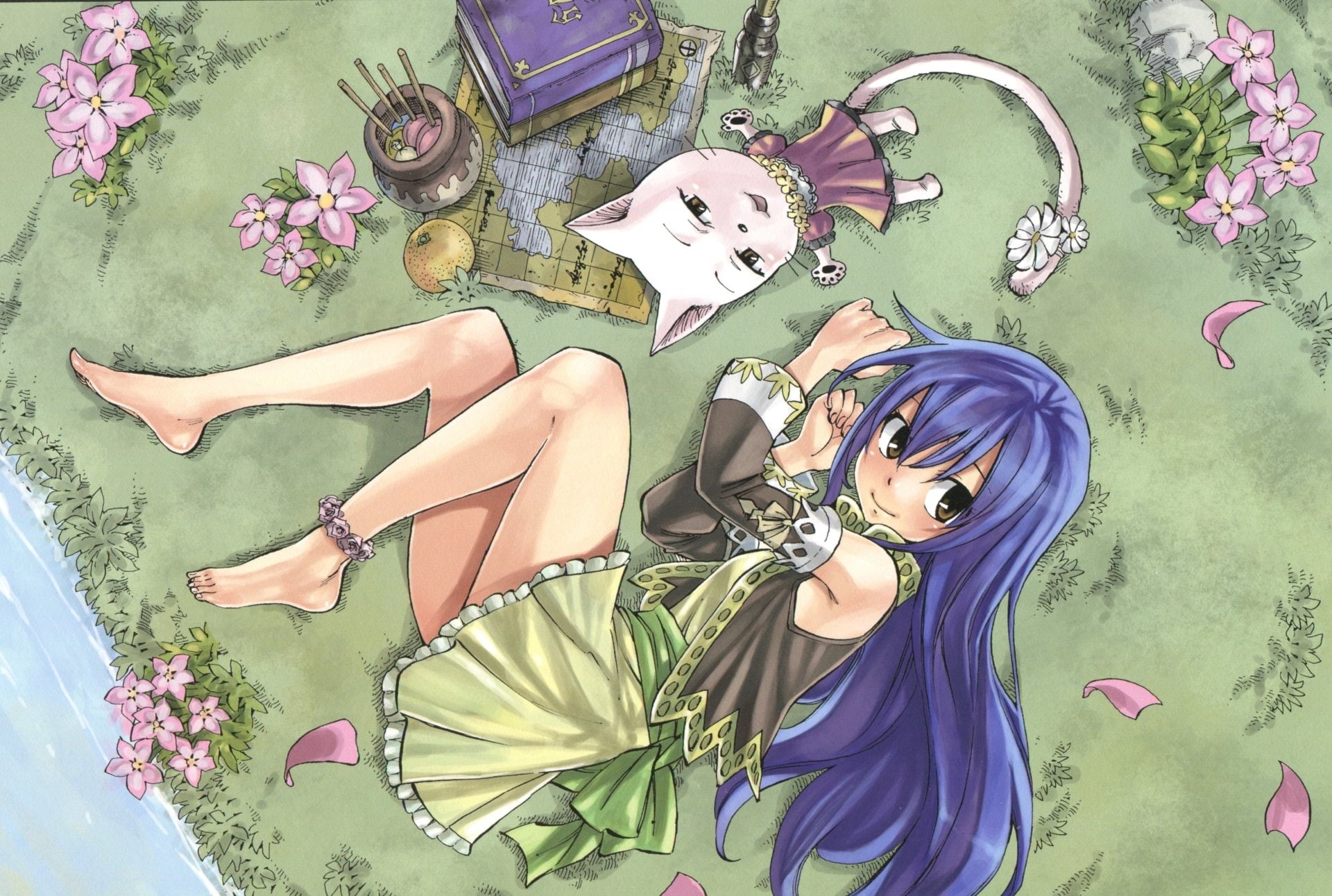 Anime, 1080P, Fairy Tail, Wendy Marvell, Charles (Fairy Tail), HD Wallpaper