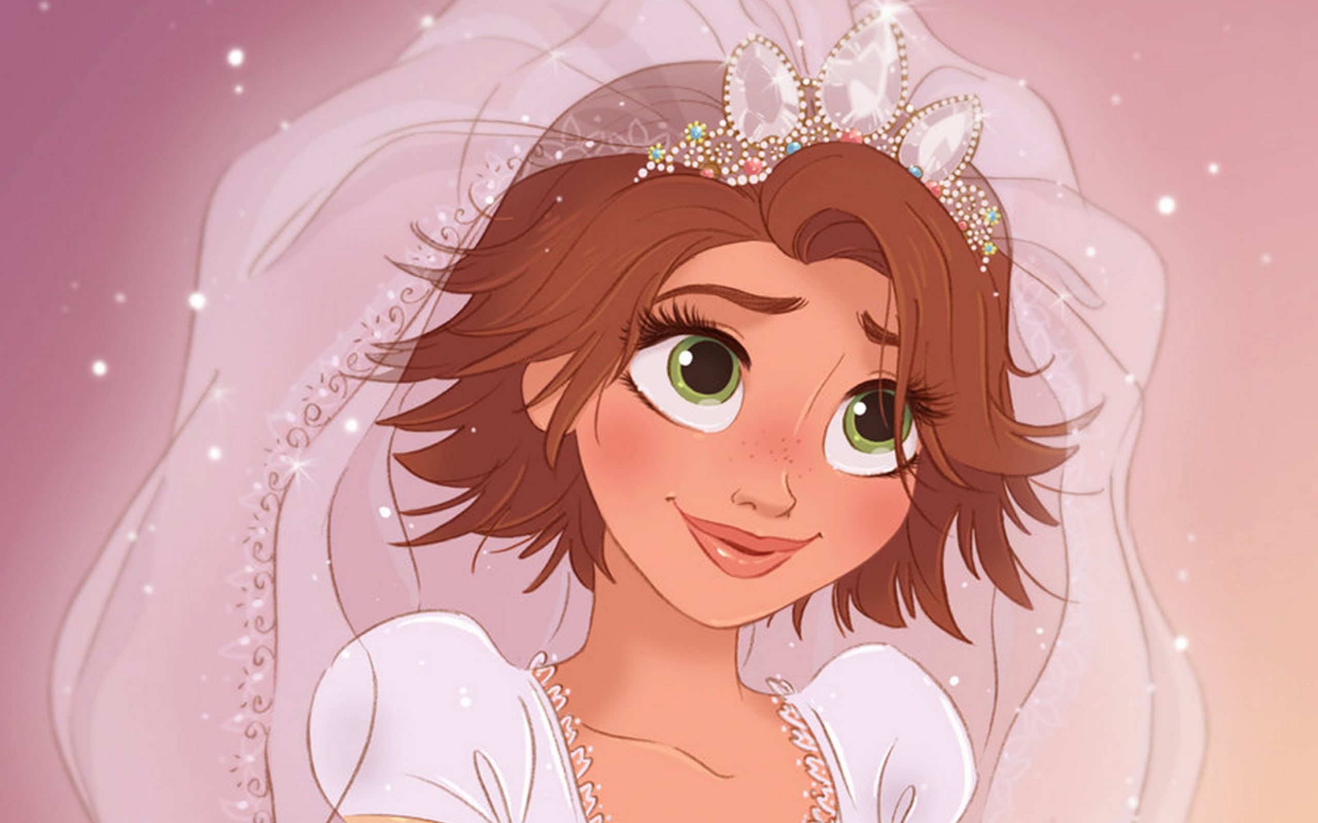one person, art and craft, crown, females, close-up, studio shot, Happy forever, creativity, wedding, hairstyle, indoors, the bride, real people, human face, HD Wallpaper