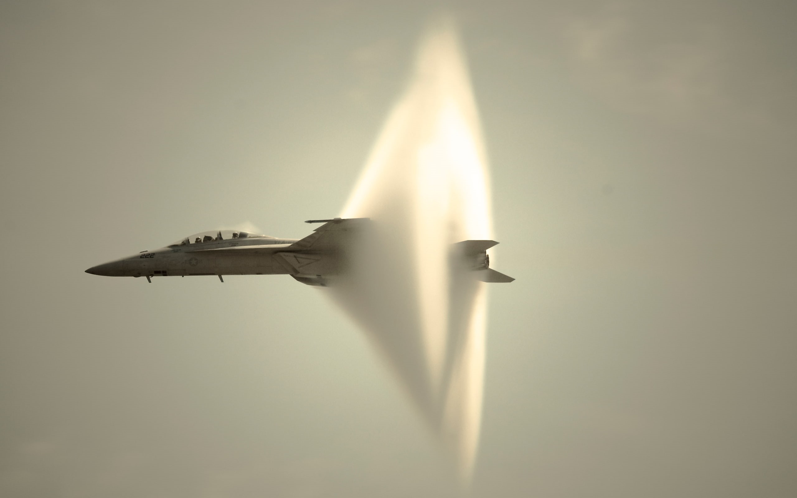 the sound barrier, FA/18 Super Hornet, the plane, 2K, HD Wallpaper