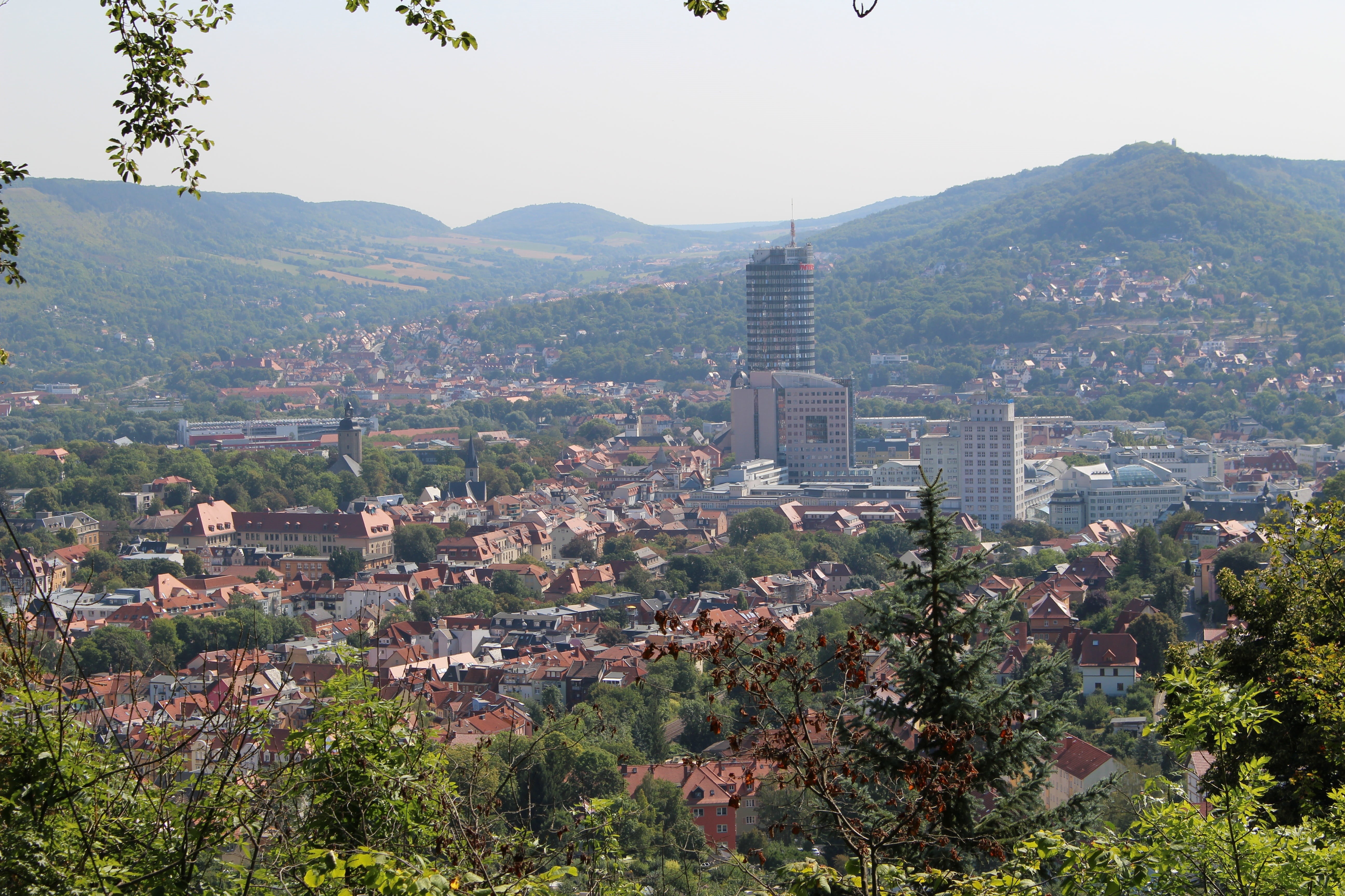 cityscape, architecture, travel, religion, travel destinations, city, history, land, thuringia germany, plant, 5K, the past, nature, jena, building exterior, HD Wallpaper
