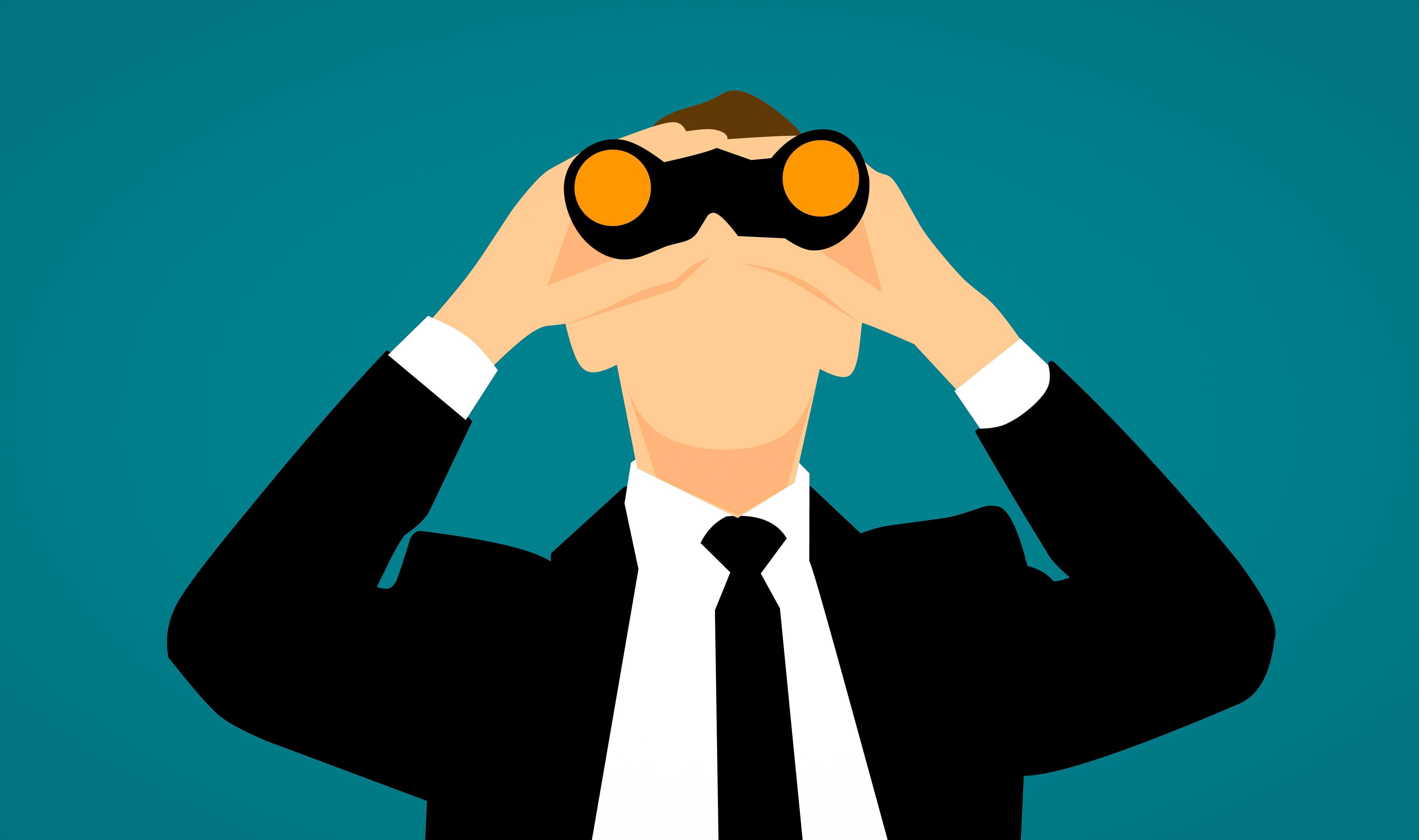 opportunity, dom, men, blue background, watch, job, well-dressed, protection, one person, monitoring, binoculars, clear, adult, communication, idea, professional, HD Wallpaper