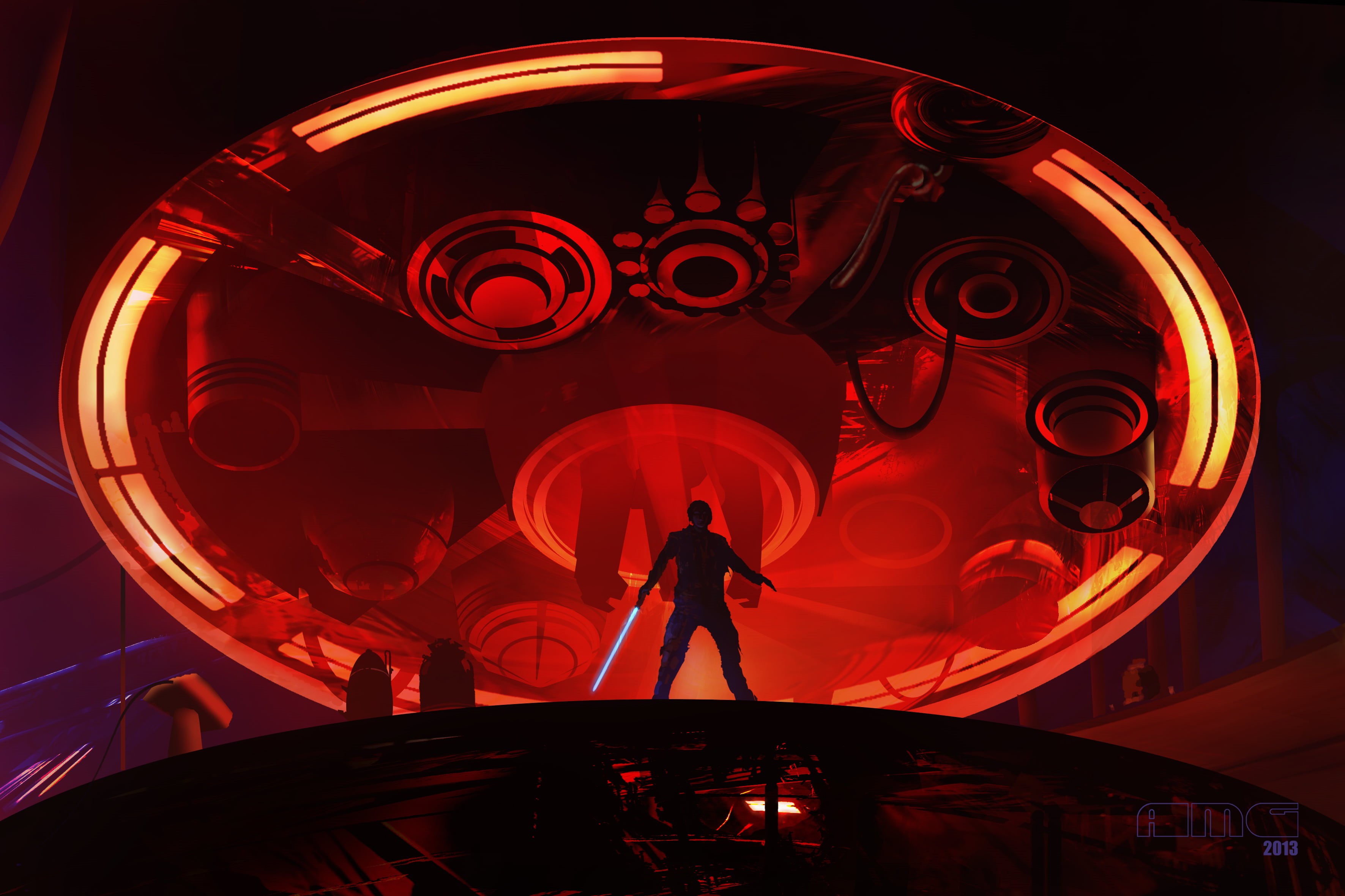 illuminated, nightlife, standing, real people, dark, spinning, full length, lightsaber, one person, geometric shape, long exposure, shape, Star Wars: Episode V - The Empire Strikes Back, HD Wallpaper