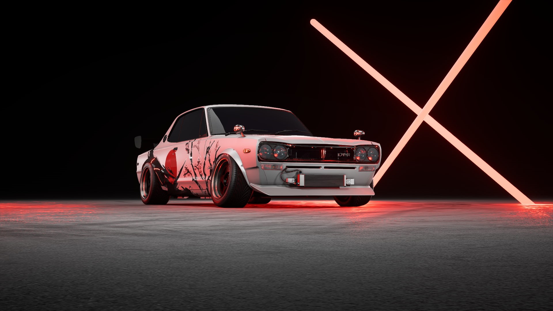 vehicle, red, Need for Speed, 1080P, white, car, HD Wallpaper