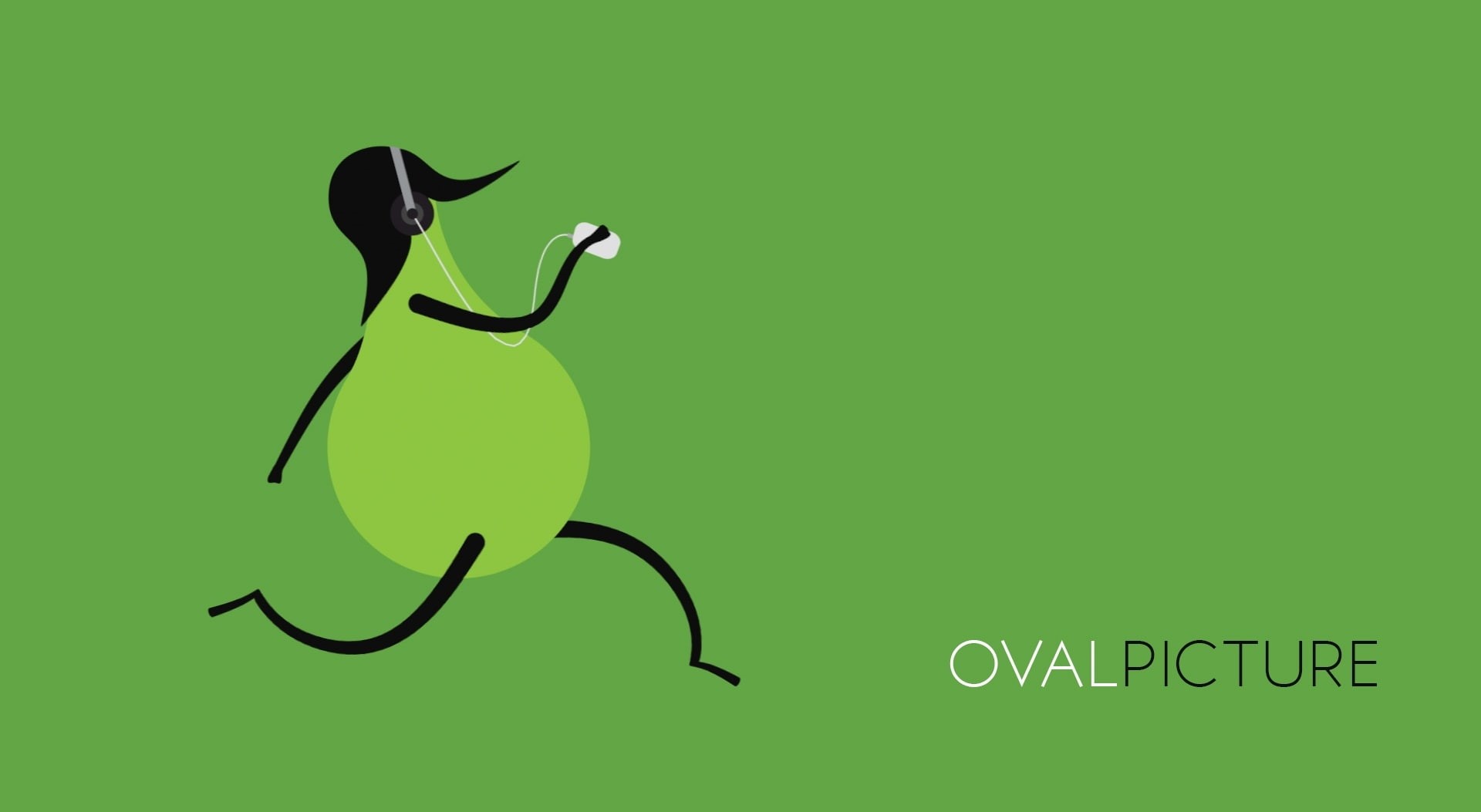 running, green, nice, full hd, music, graphic, Computers, colorfull, cool, happy, graphicdesign, design, cheerful, illustrator, fullhd, 1080P, pear, ipod, HD Wallpaper