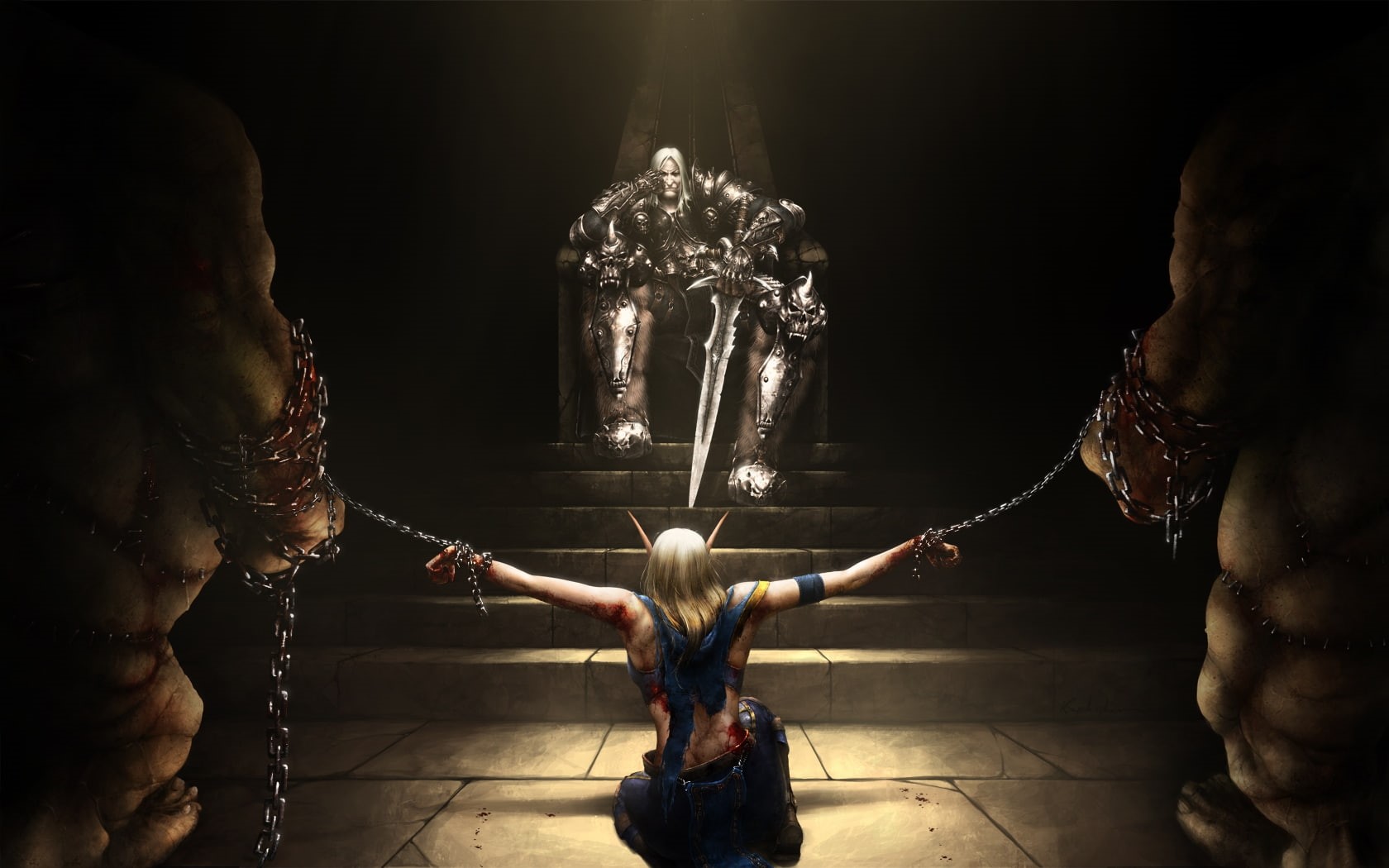 video, sylvanas, arthas, lich, hd, world, warcraft, world of warcraft, x, 720P, king, art, games, HD Wallpaper