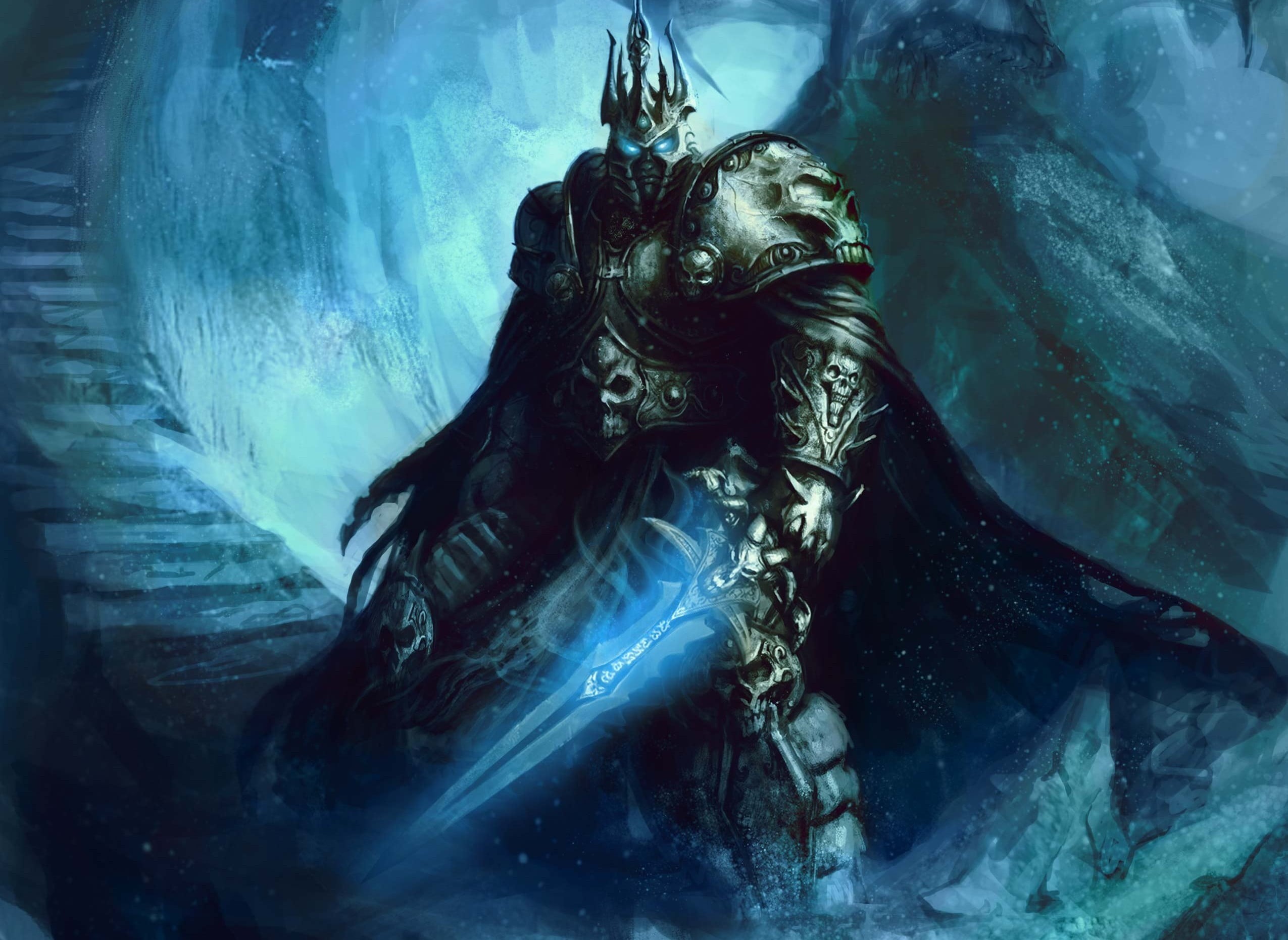 craft, human Face, spirituality, representation, people, flowing, lich king, king, world of warcraft, armor, world, sculpture, architecture, fanart, statue, HD Wallpaper