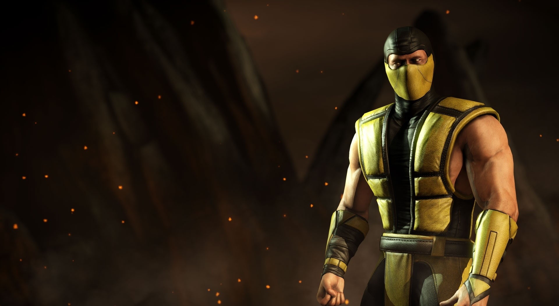 working, clothing, night, 1080P, Characters, protection, front view, waist up, x, safety, illuminated, men, three quarter length, Kombat, occupation, Game, HD Wallpaper
