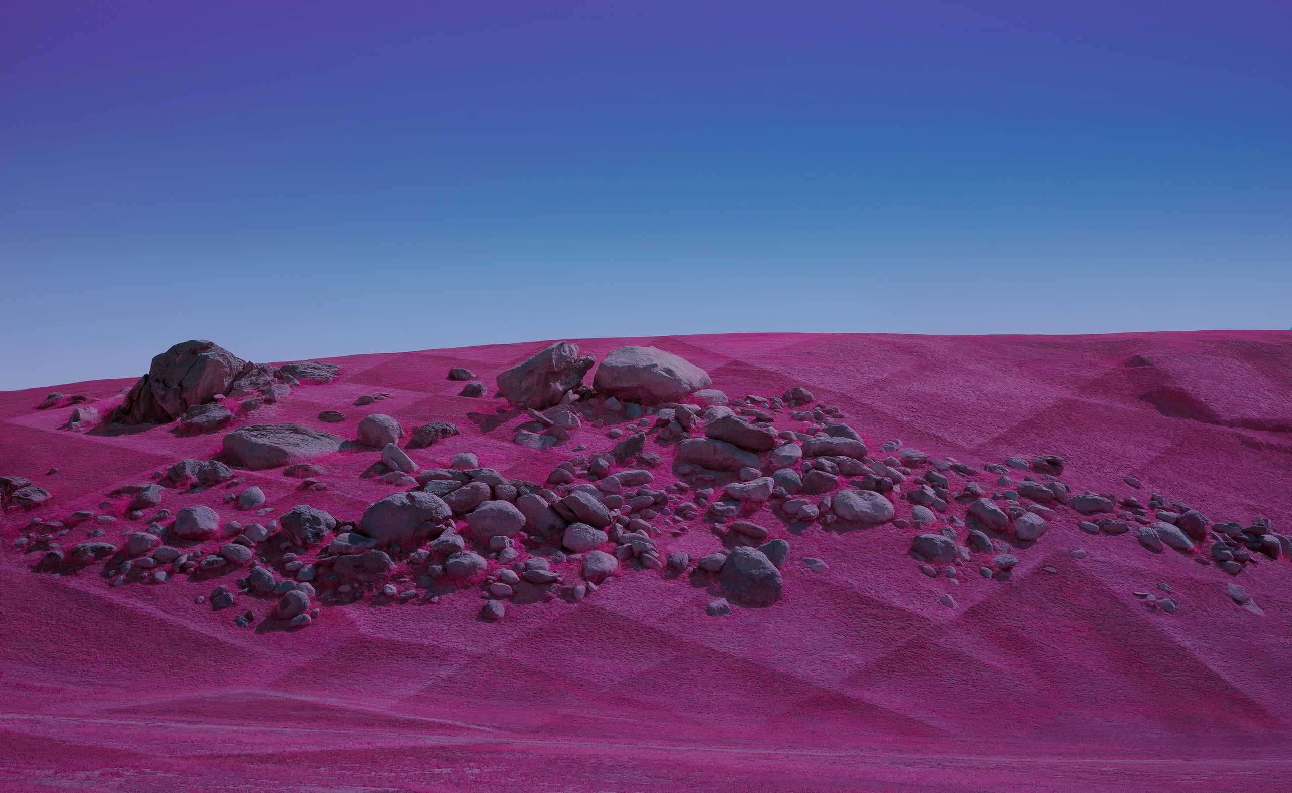 day, Rocks, nature, geology, polygons, Aero, digitalart, outdoors, photocomposition, Simple, Minimal, beauty in nature, extraterrestrial, non-urban scene, HD Wallpaper