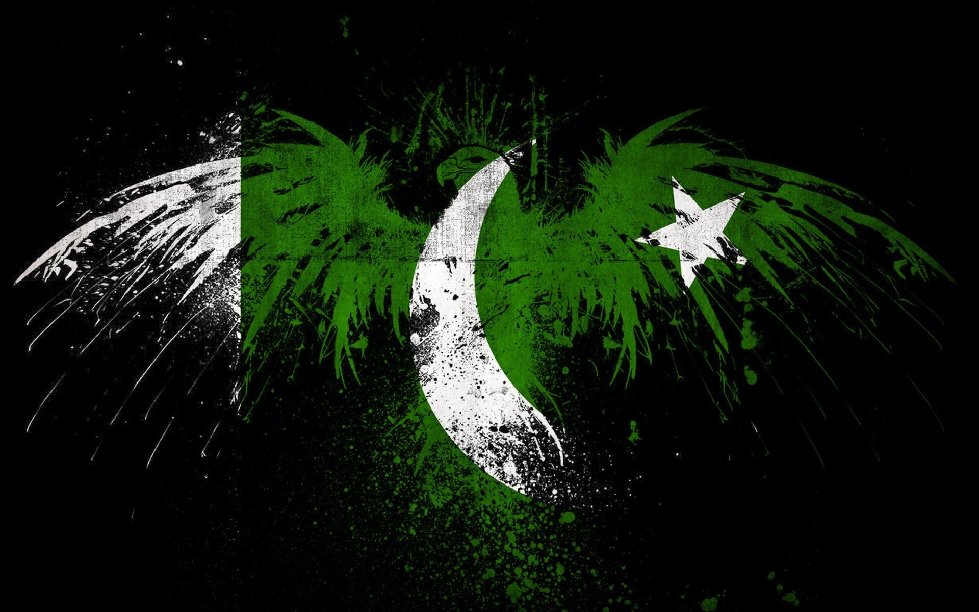 1080P, flags, pakistan, green, HD Wallpaper