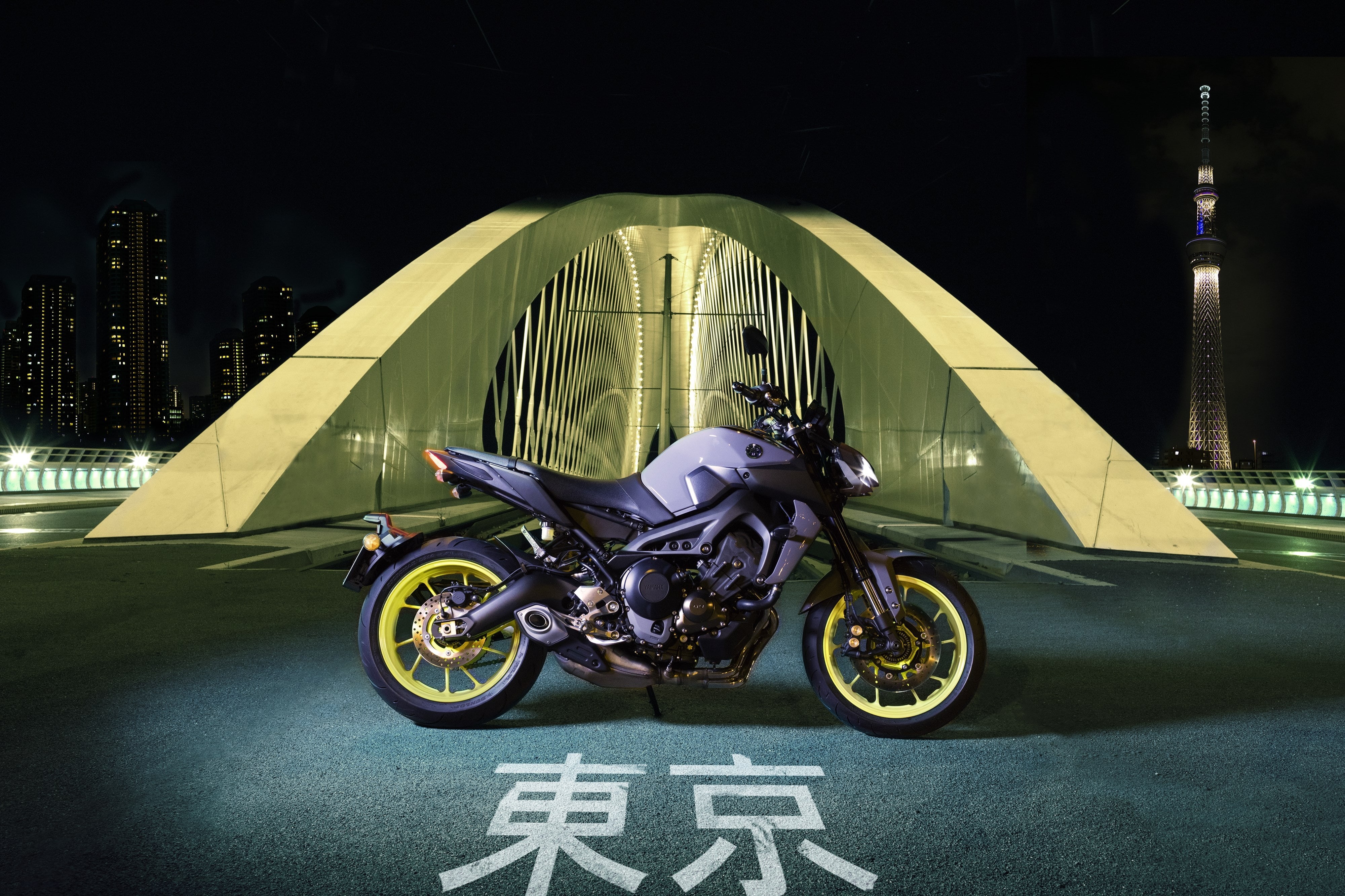 yamaha mt 09, 4K, HD Wallpaper