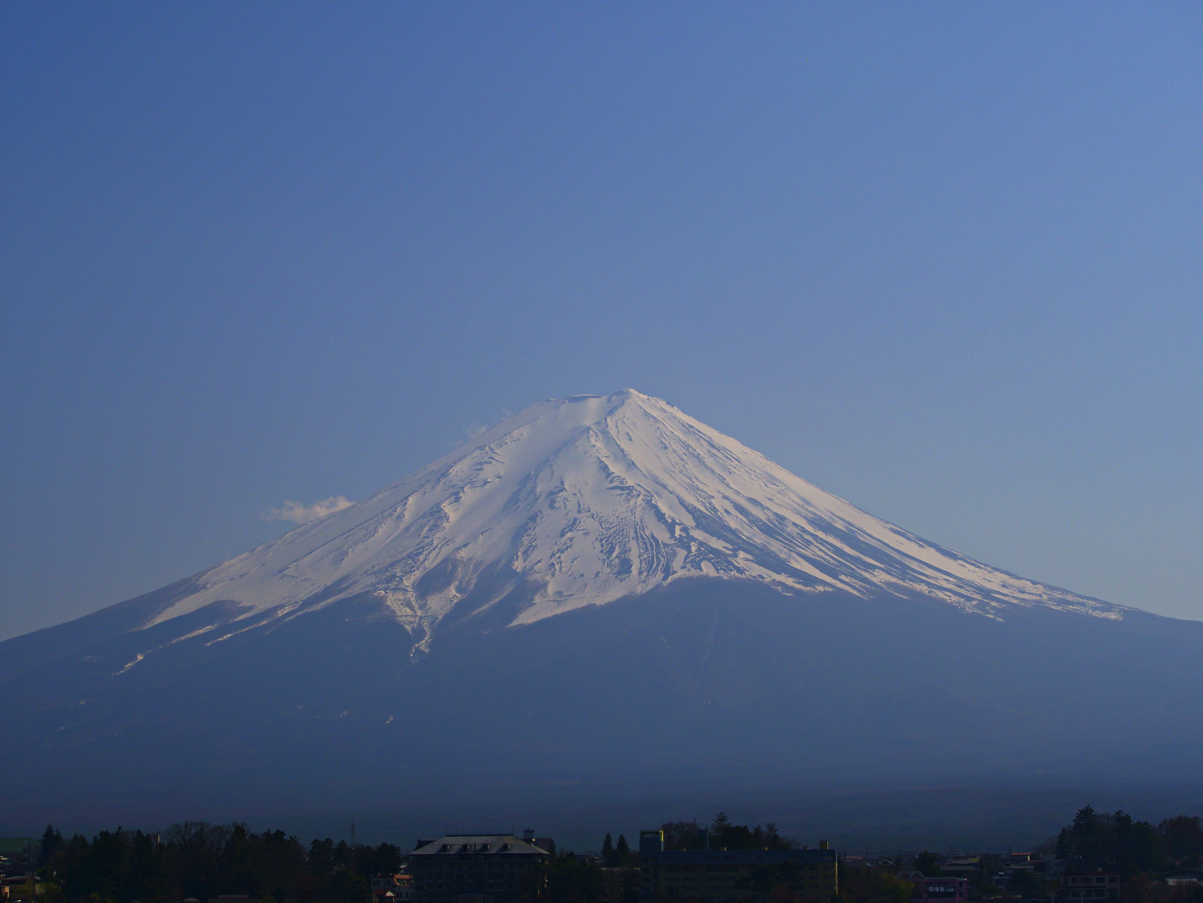 landscape, sky, mountain, mount fuji, scenics - nature, outdoors, beauty in nature, 4K, land, japan, environment, mountain peak, snow, winter, blue, tranquil scene, HD Wallpaper