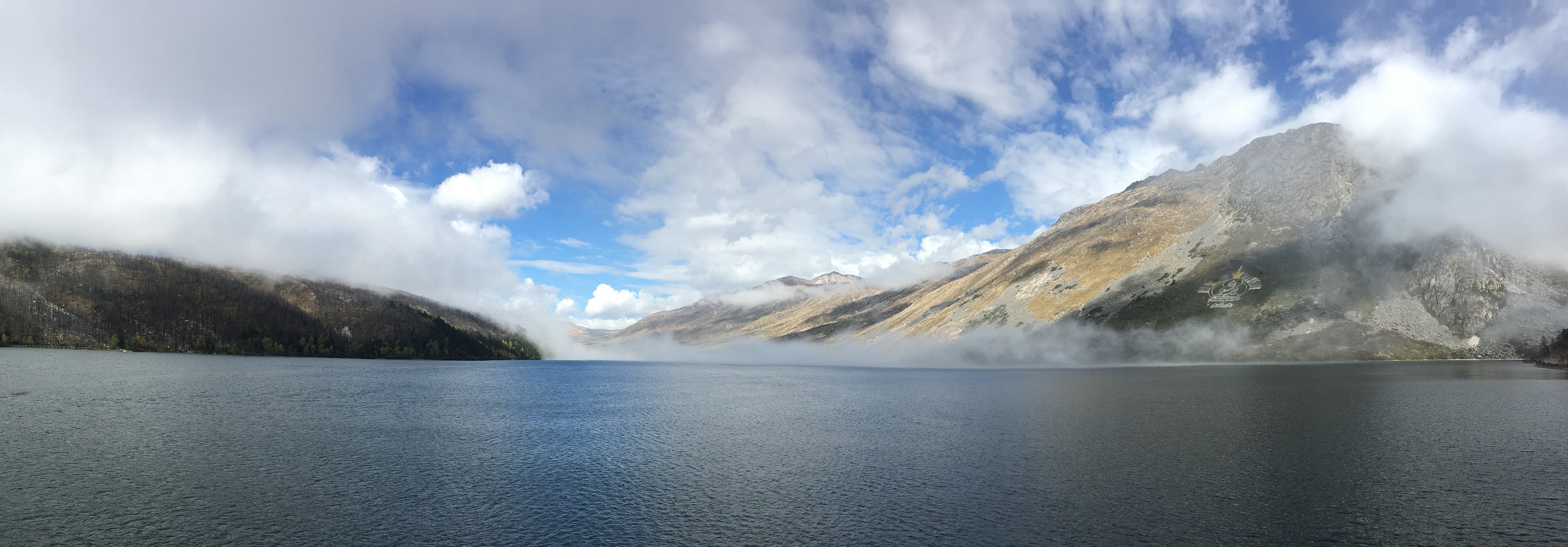 landscape, near, 8K, water, background, sky, lake, Mountain, color Image, non-urban scene, Ranges, large, Covered, tranquil Scene, clouds, body, no People, HD Wallpaper