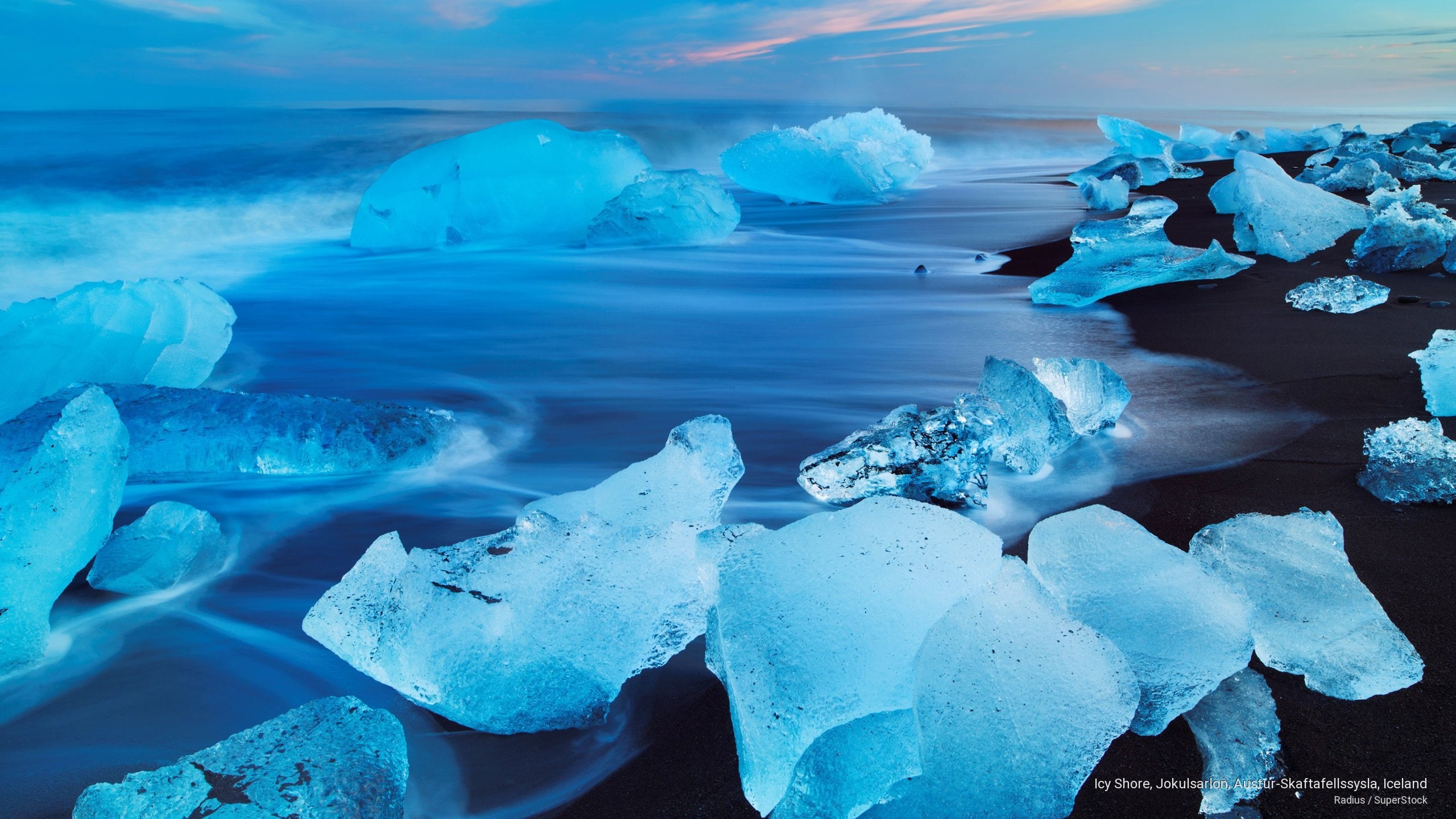 iceland, icy, Beaches, austur, shore, skaftafellssysla, jokulsarlon, 2K, HD Wallpaper