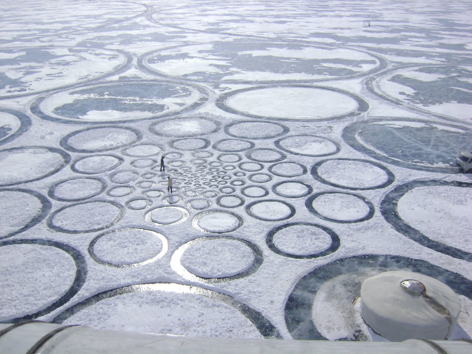 no people, shape, person, high angle view, Russia, nature, environment, tops, men, winter, close-up, 720P, water, gray, lake, outdoors, Lake Baikal, artwork, HD Wallpaper