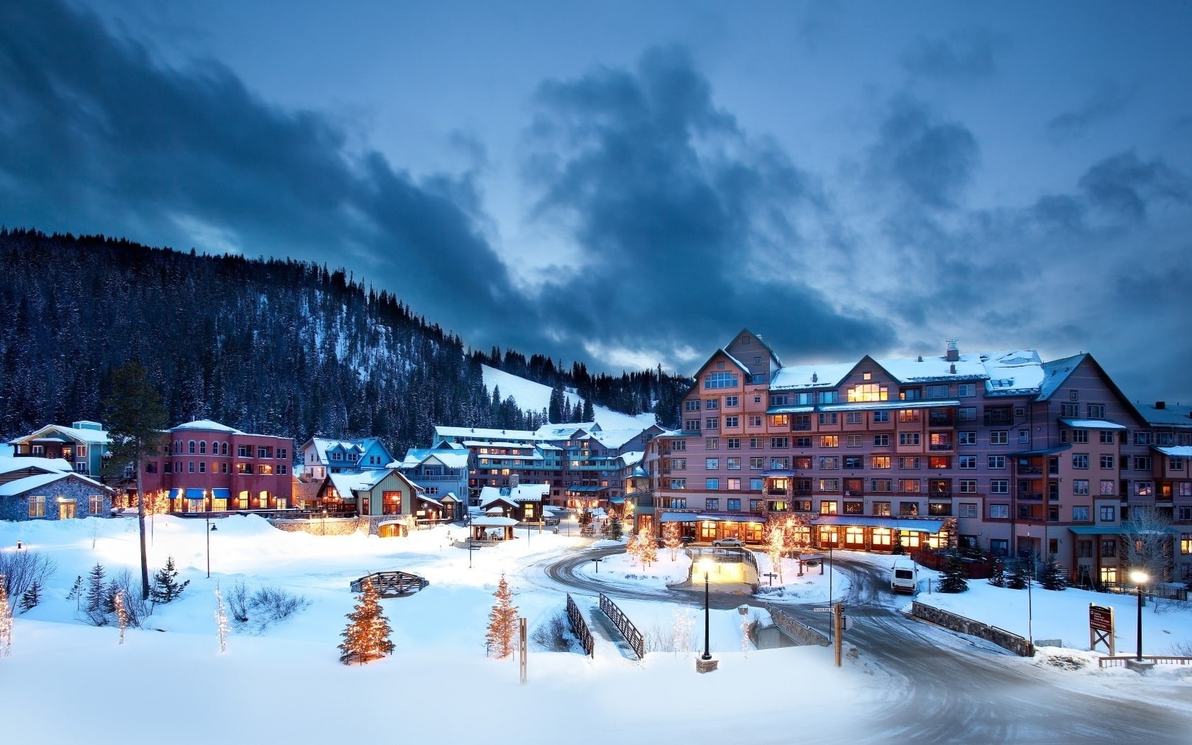 ski resort, ski, 720P, snow, colorado, aspen, mountains, resort, HD Wallpaper