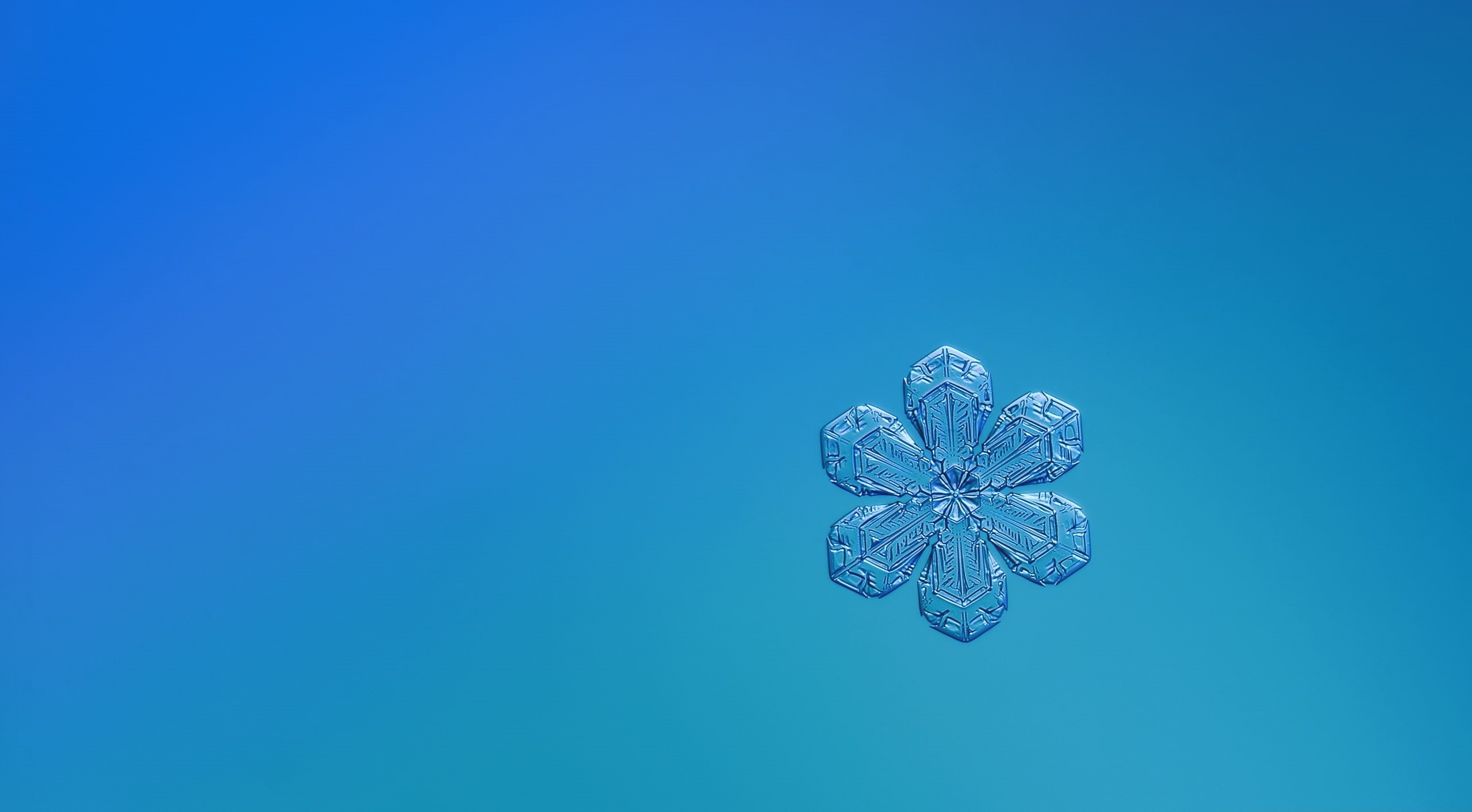close-up, Fractal, Lighting, Hexagon, Transparent, copy space, single object, Cold, colored background, Beauty, depthoffield, backgrounds, Structure, 2K, HD Wallpaper