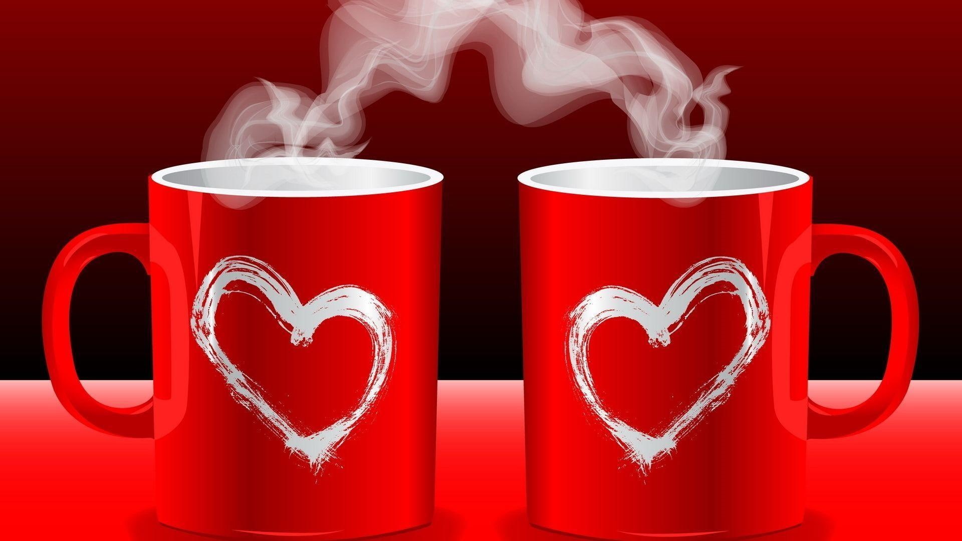 love, abstract, 3d and abstract, 1080P, blue, coffe, beautiful, natural, HD Wallpaper