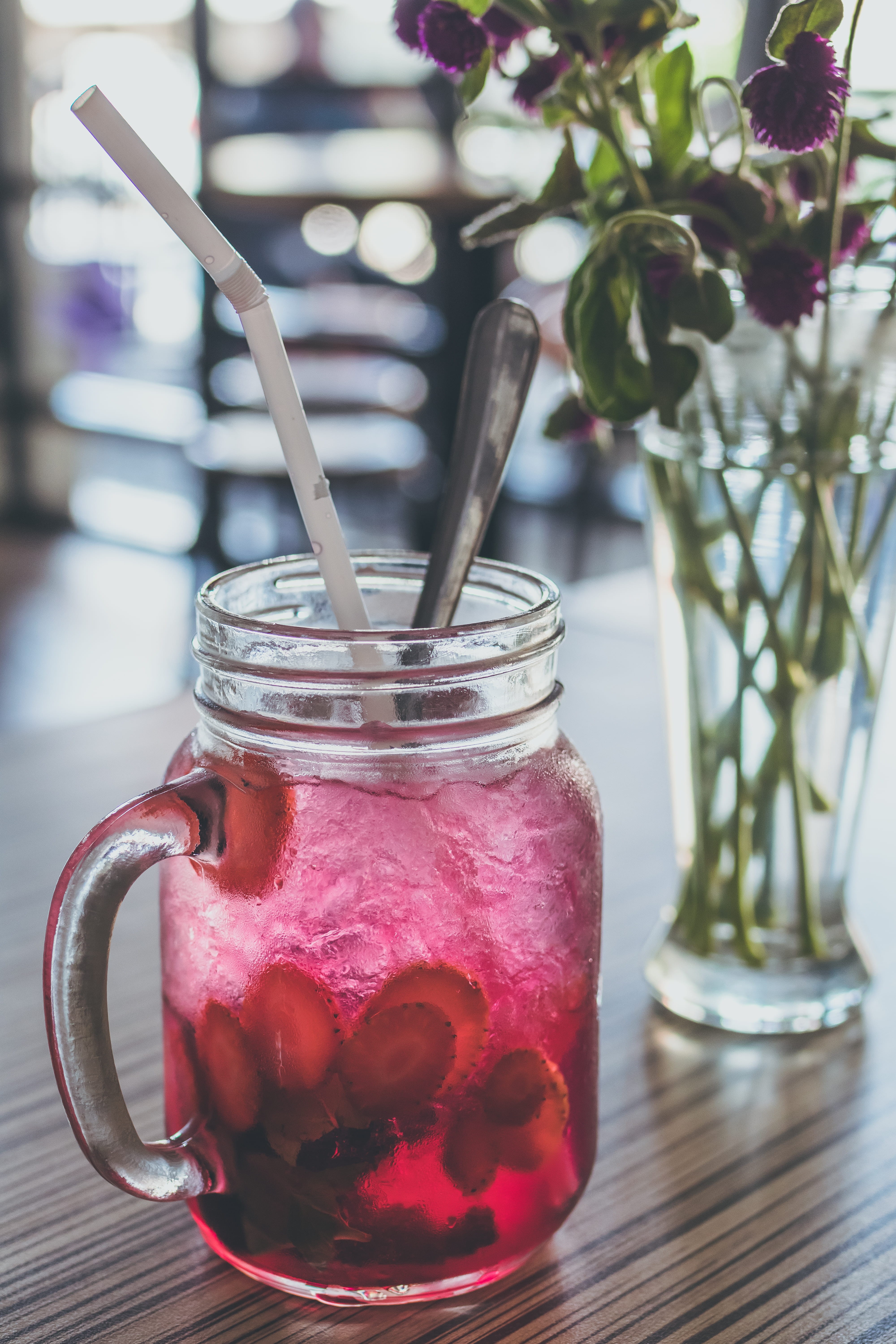 liquid, ingredient, beverage, sugar, food, beside, filled, aromatic, refreshing, cool, soda, plant, 5K, citrus, cold, background, food and drink, vase, Phone HD Wallpaper