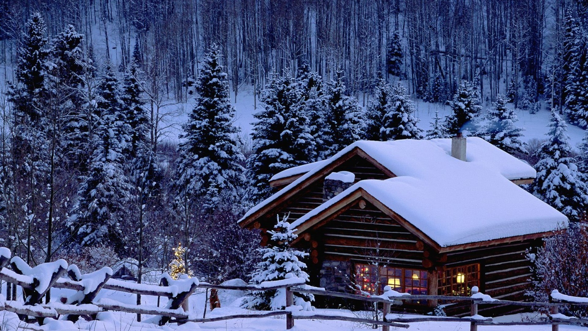 built structure, Christmas, chalet, house, tranquility, tranquil scene, building exterior, winter, no people, scenics - nature, cold temperature, wood - material, HD Wallpaper
