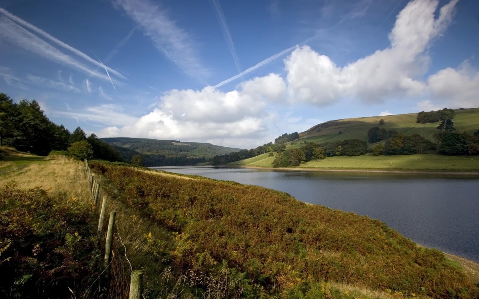 Valley, mountain, scenics - nature, Derwent, no people, tree, 720P, tranquility, water, cloud - sky, beauty in nature, lake, non-urban scene, plant, day, HD Wallpaper
