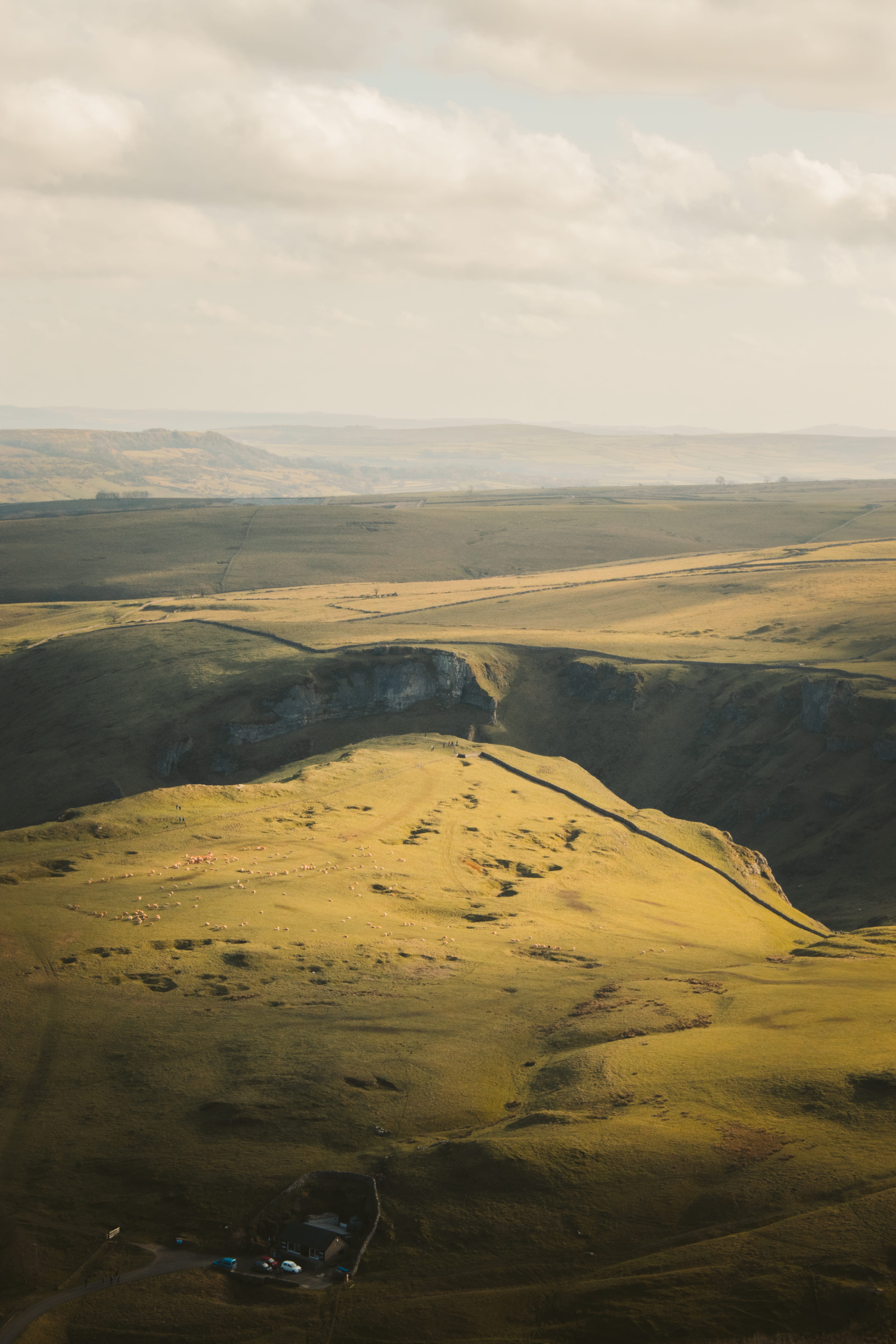 white, portrait, canon, hills, uk, peak district, transportation, soil, view into land, rolling landscape, idyllic, non-urban scene, no people, tranquility, Phone HD Wallpaper