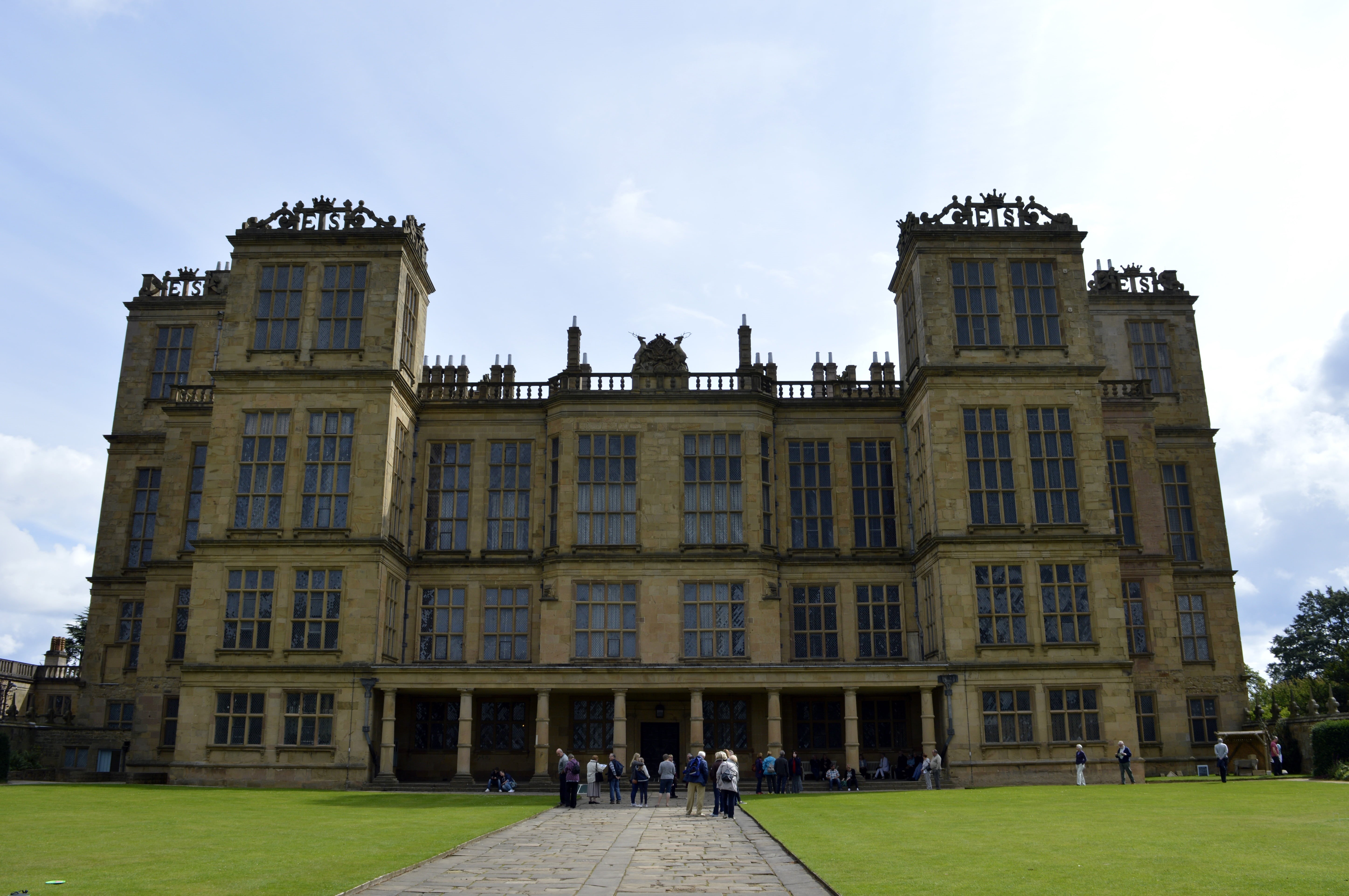 outdoors, hardwick, day, stately, city, architecture, century, nature, manor, britainbritish, travel destinations, travel, english, heritage, historic, HD Wallpaper