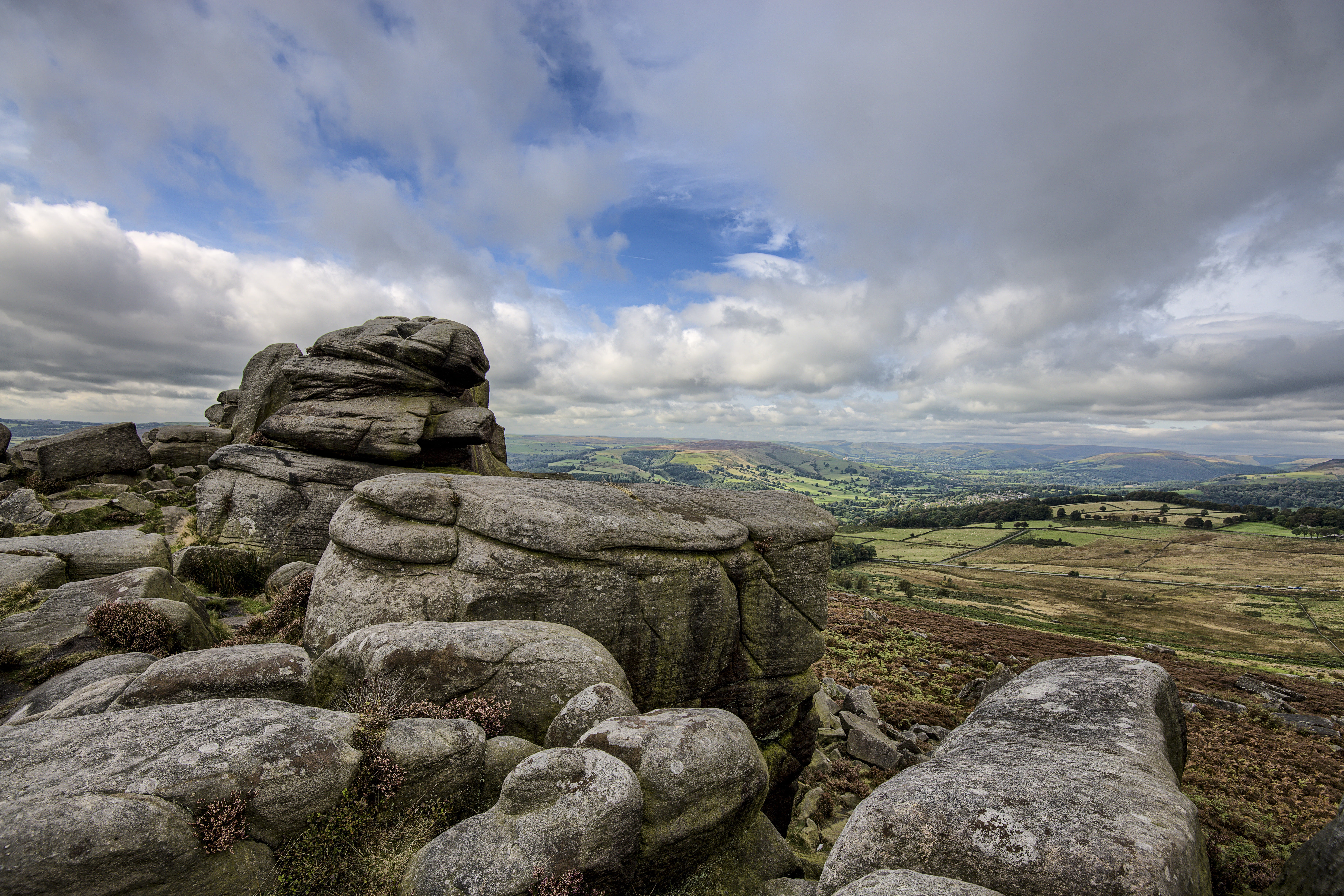 solid, rock, bakewell, remote, cloud - sky, non-urban scene, beauty in nature, idyllic, tranquility, rock formation, scenics - nature, physical geography, HD Wallpaper