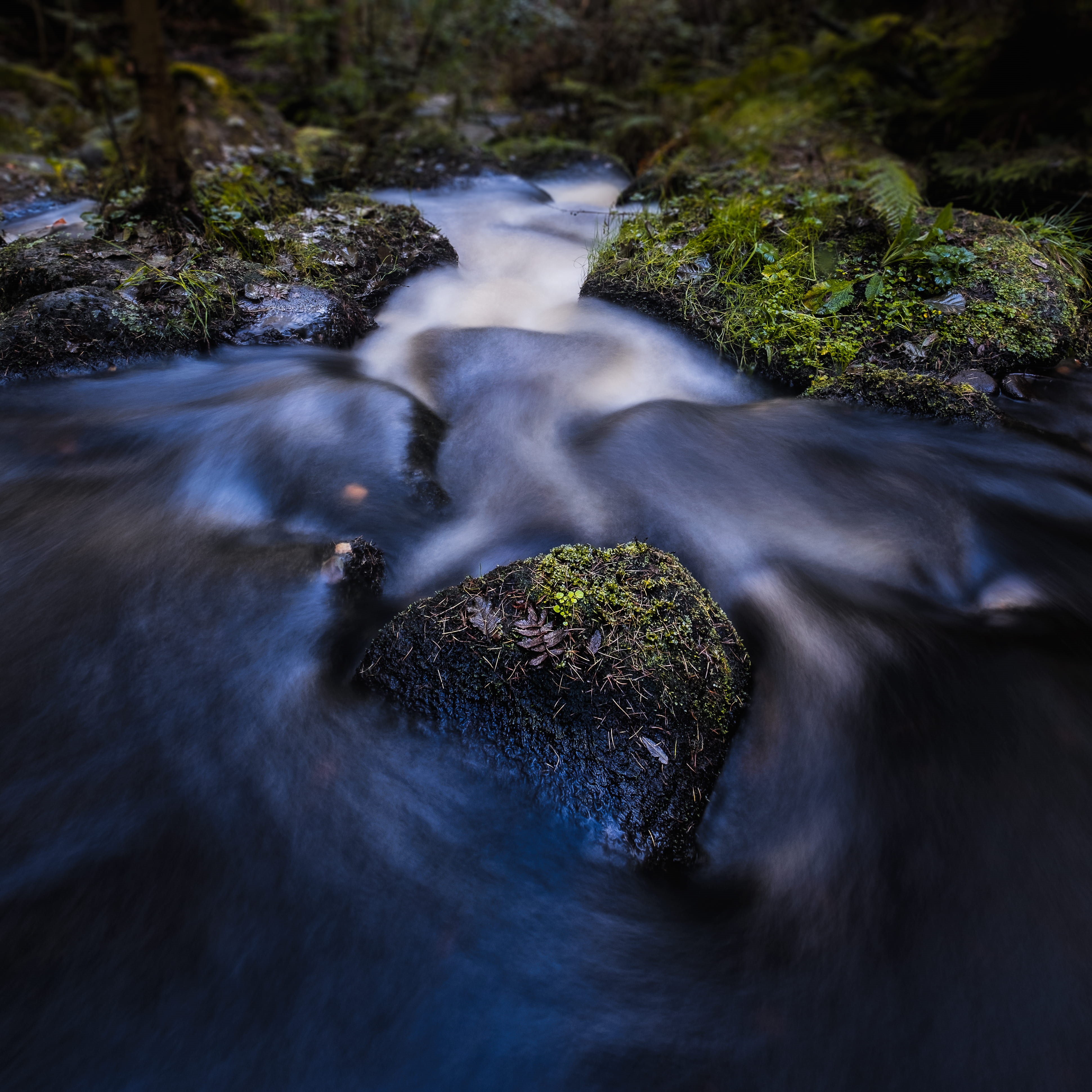reserve, photography, long exposure, river, long, beauty in nature, leaves, waterfall, motion, time, england, power in nature, moss, nature, national, rocky, Phone HD Wallpaper